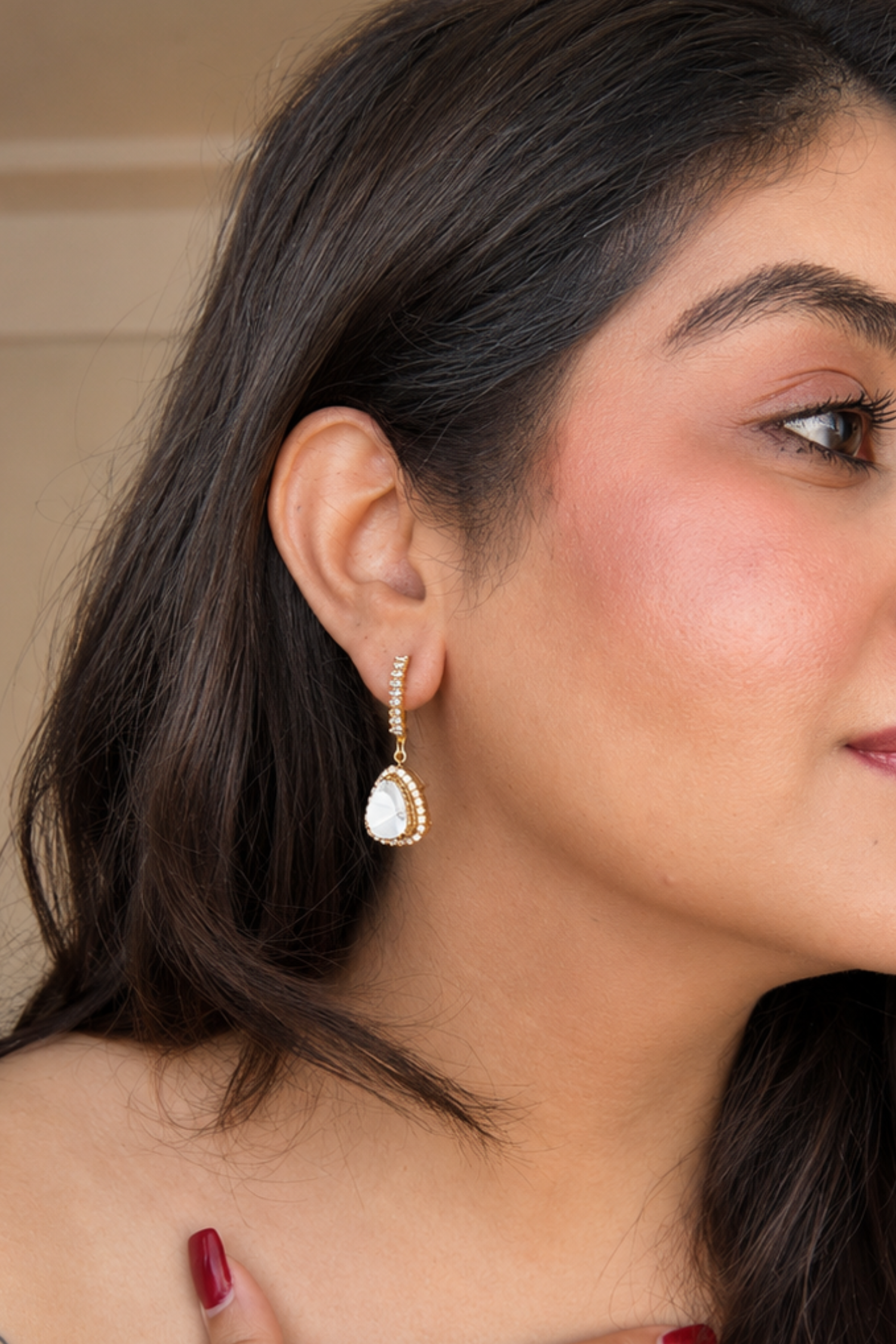 Tira Polki Earrings