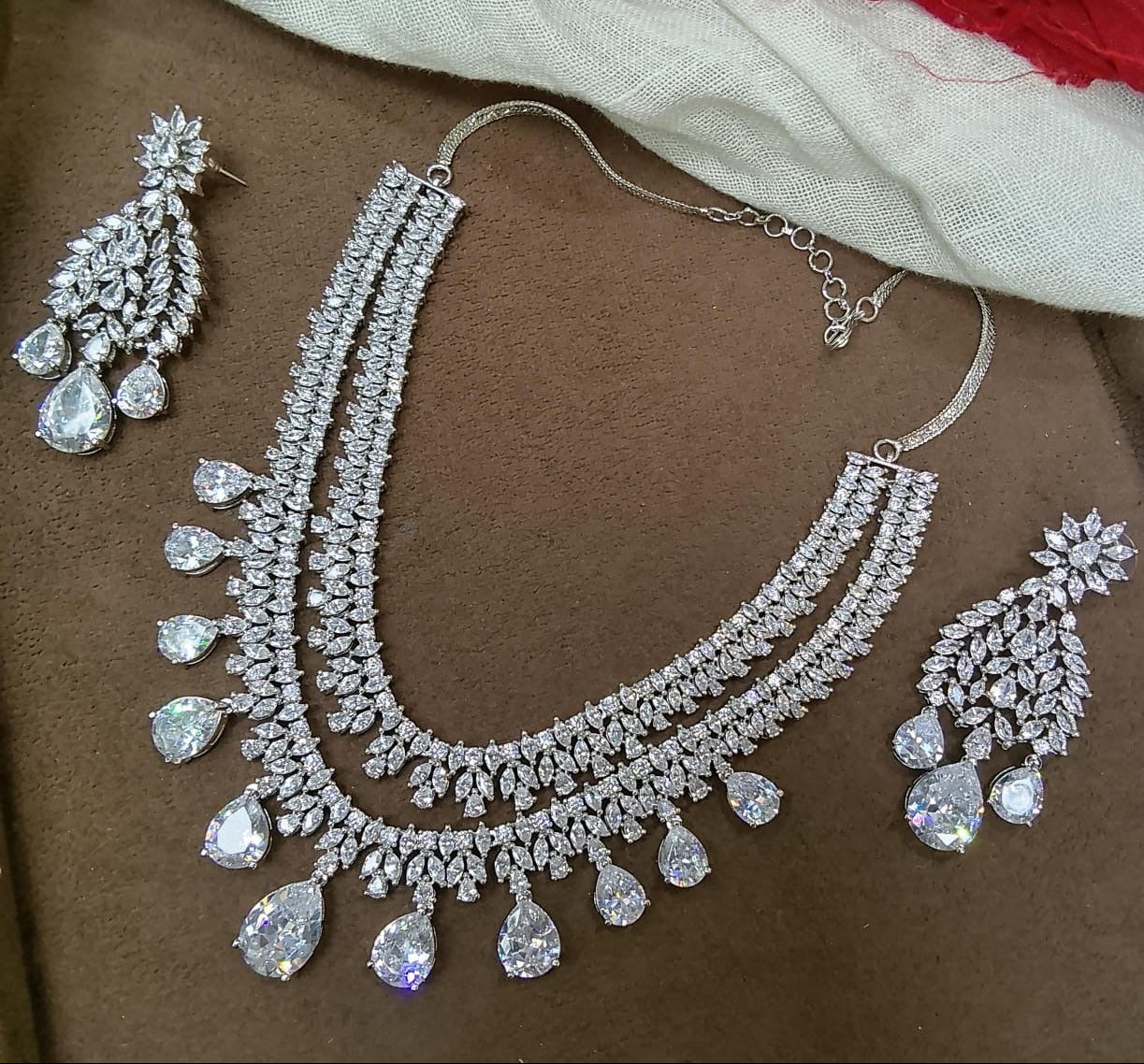 Lorenza Diamond Necklace Set