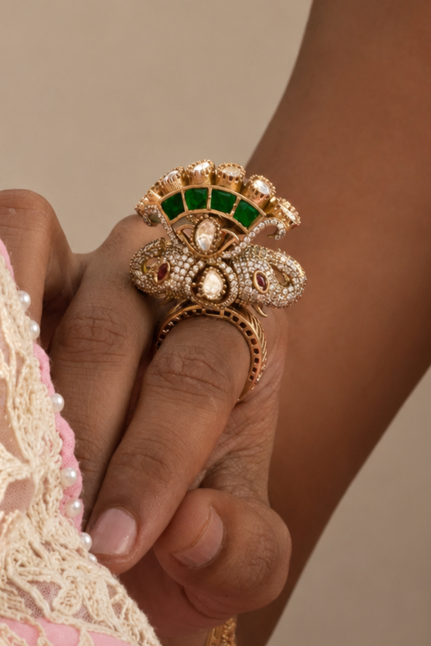 Stunning Polki Ring