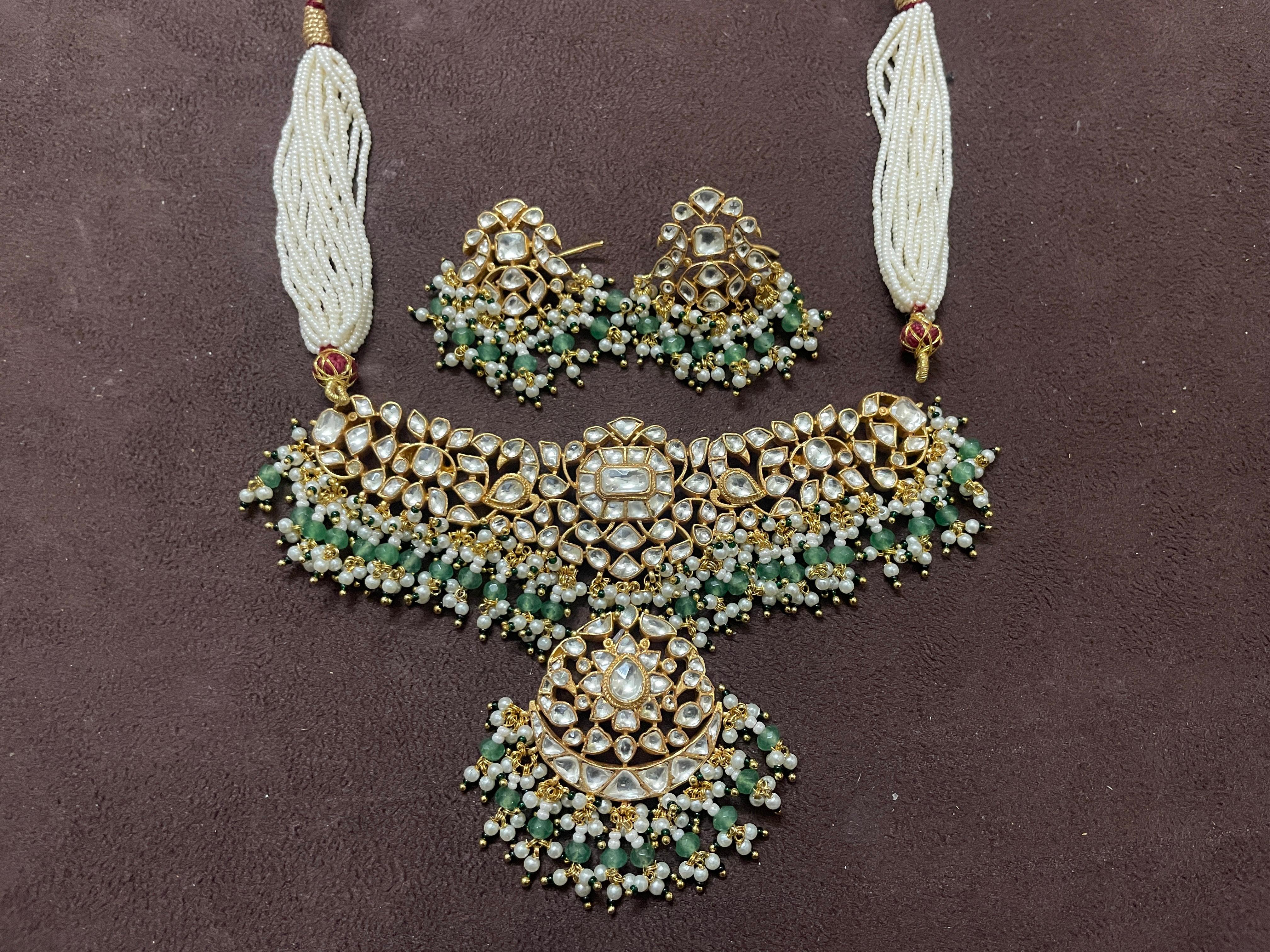 Rishvi Gold Plated Choker Set