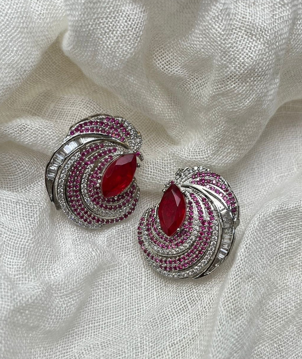 Diamond Gemstone Earrings