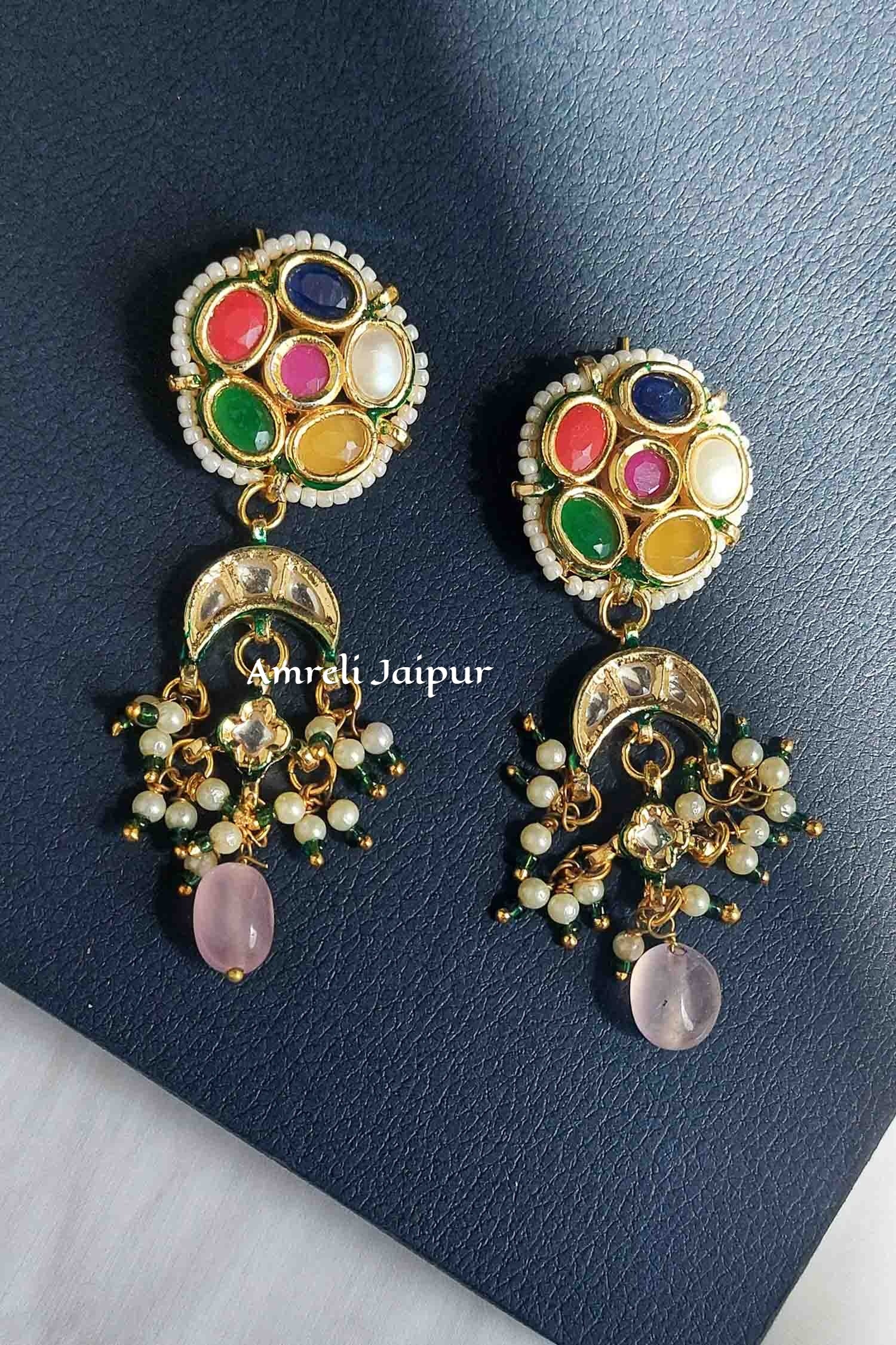 Ekanya Kundan Earrings