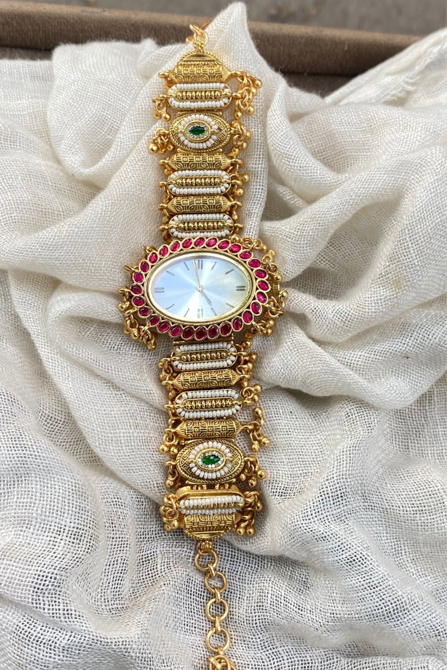 Designer Heritage Kundan Watch