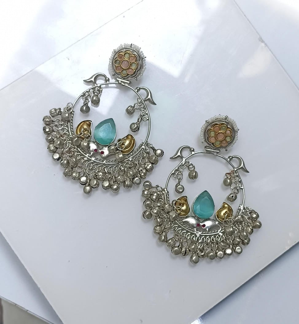 Statement Silver Earrings