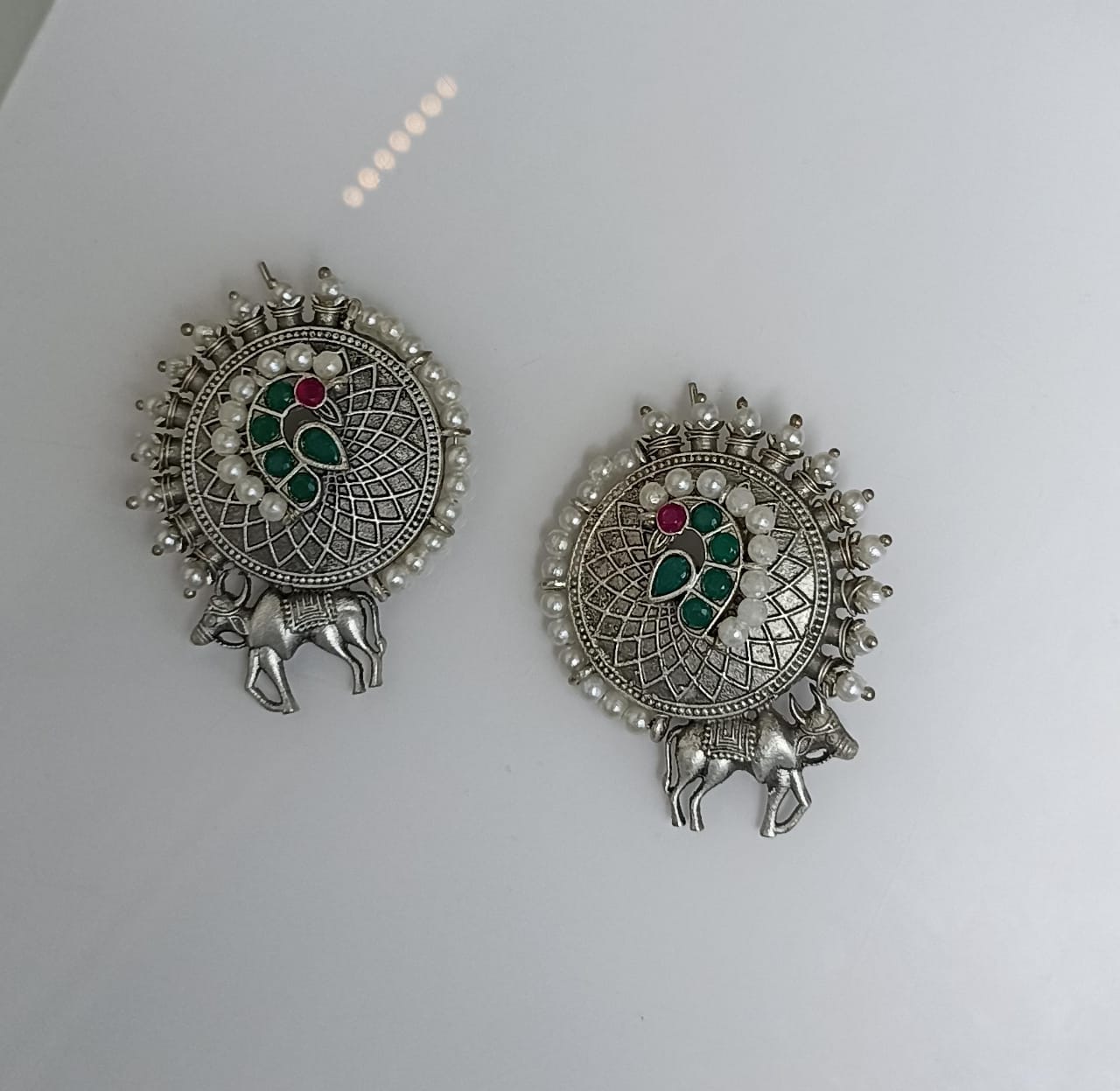 Saniya Emerald Doublet Earrings