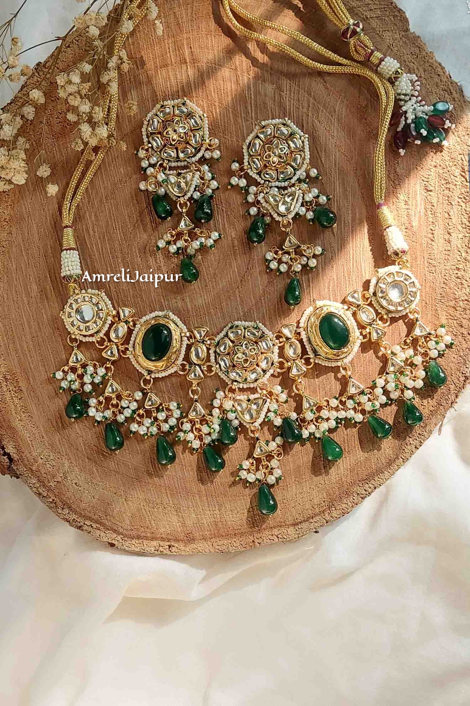 Neela Kundan Choker Set