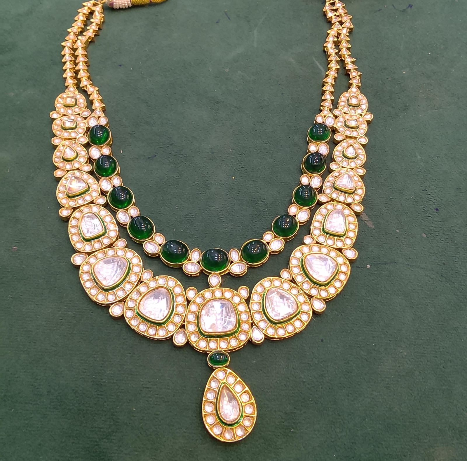Zyair Polki Kundan Necklace Set