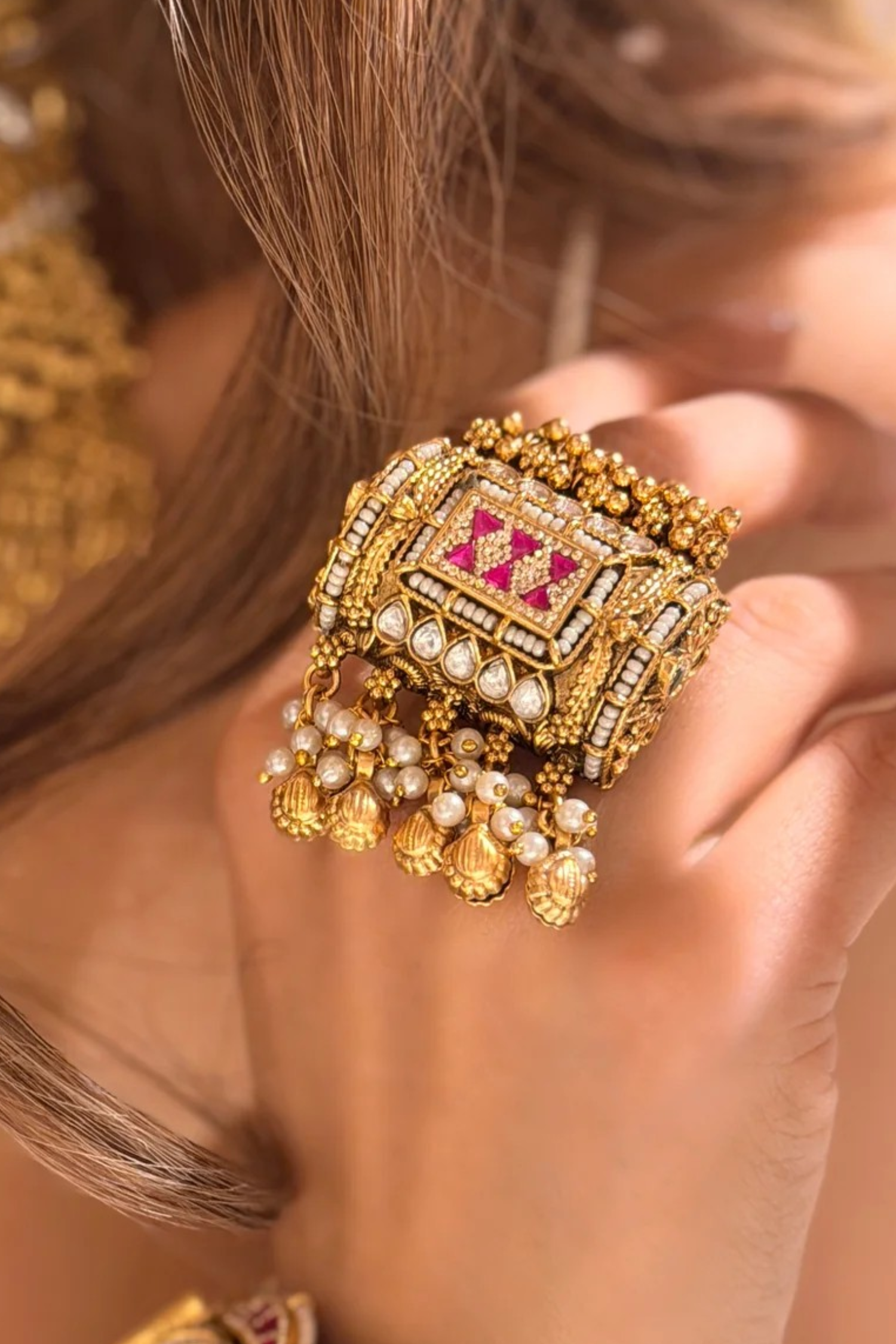 Stunning Polki Ring
