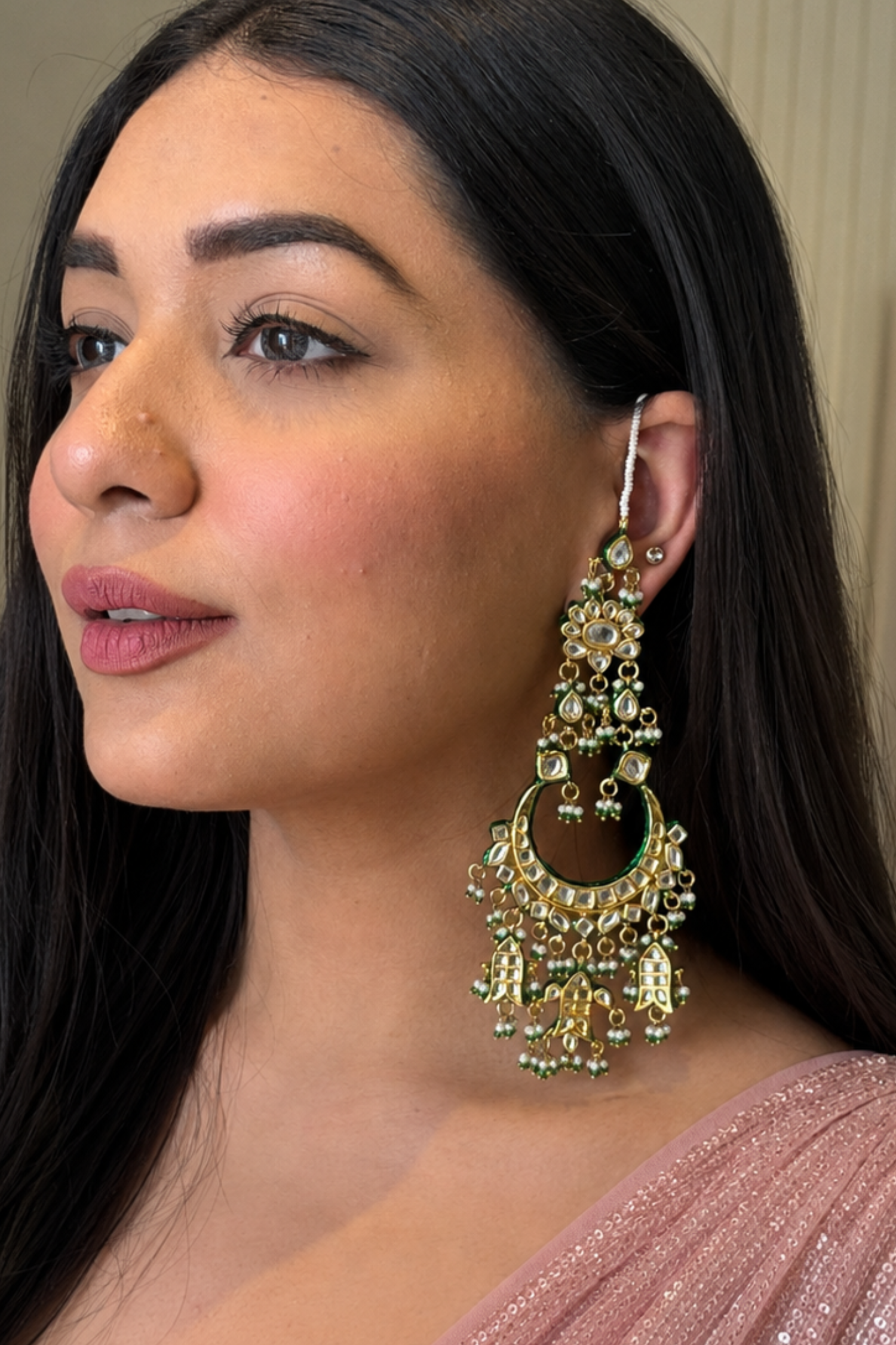 Oorjaa Kundan Earrings