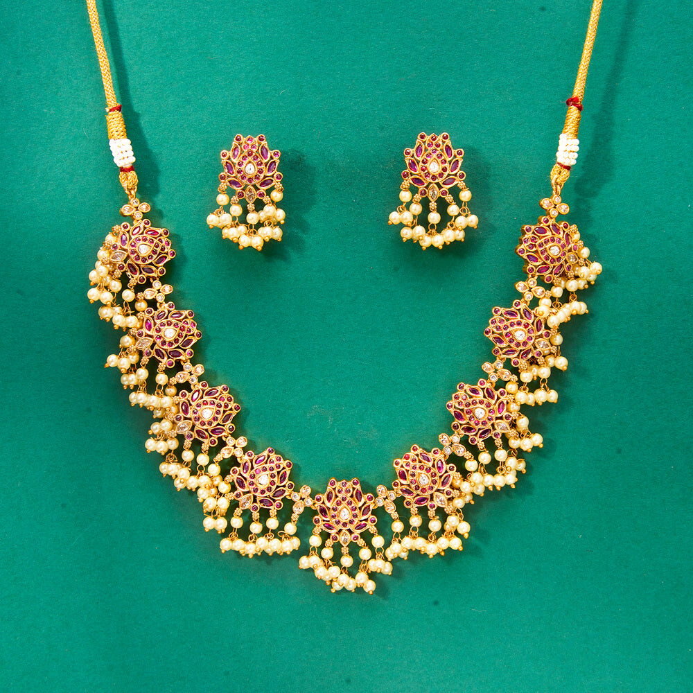 Rukmani Temple Gold Set