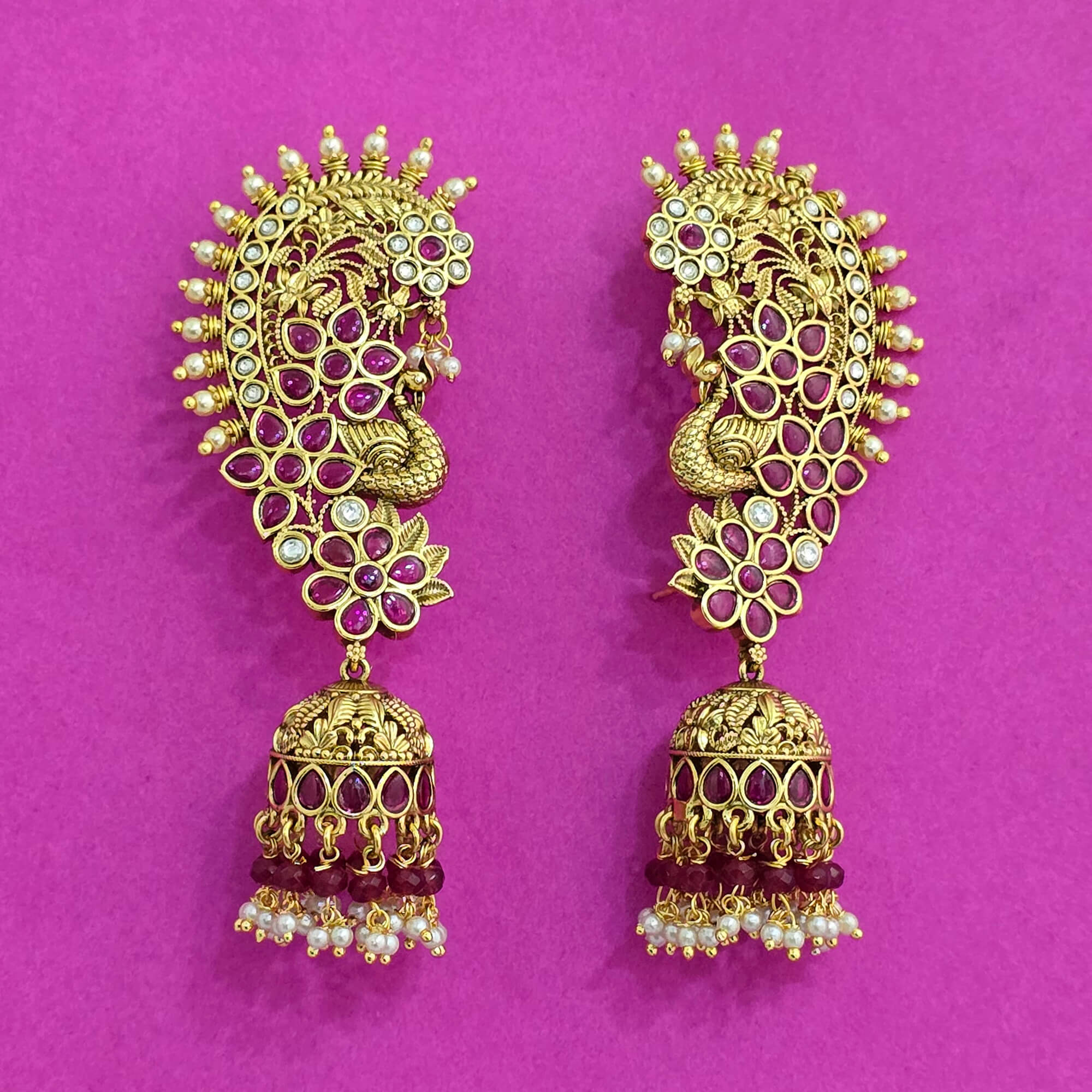 Neera Gold Plated Earrings