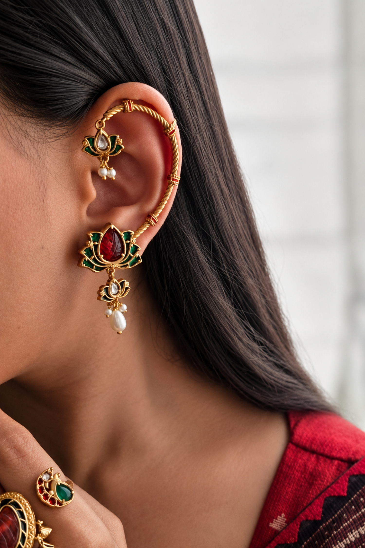 Norah Royal Earcuff Earrings