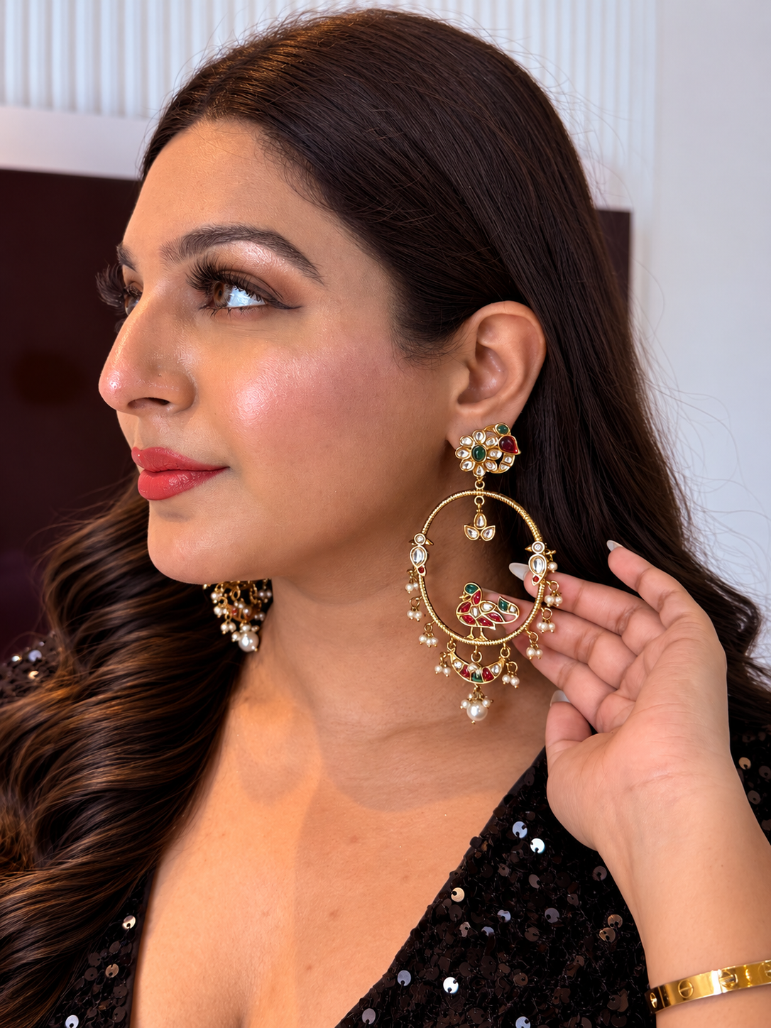 Visha Kundan Earrings