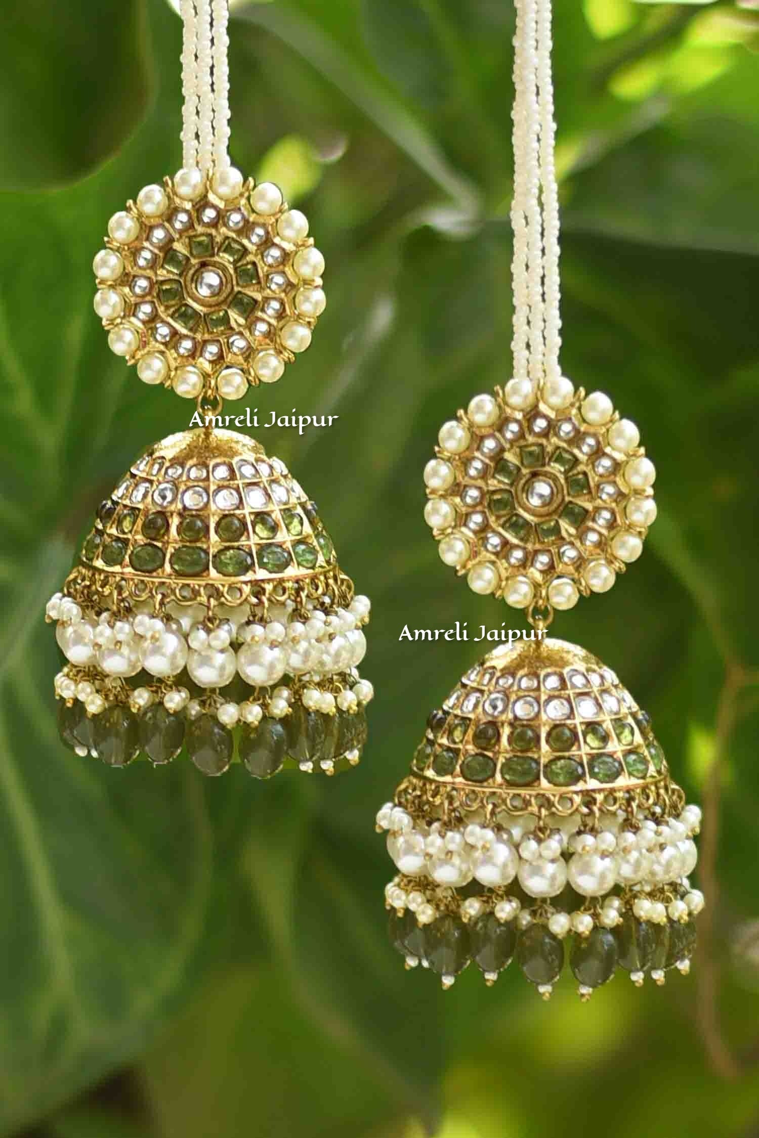 Chandrima Earchain Jhumkas