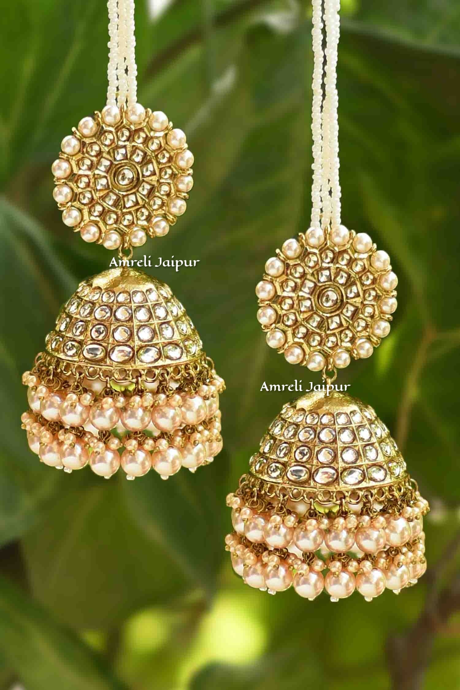 Chandrima Earchain Jhumkas