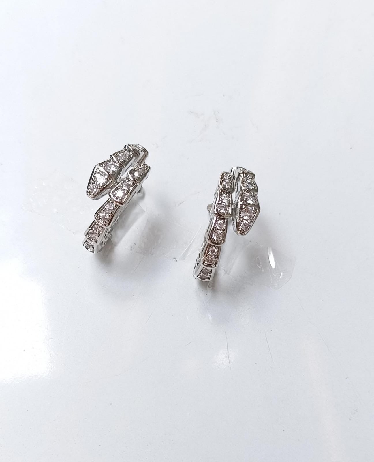 Lustrous Diamond Earrings