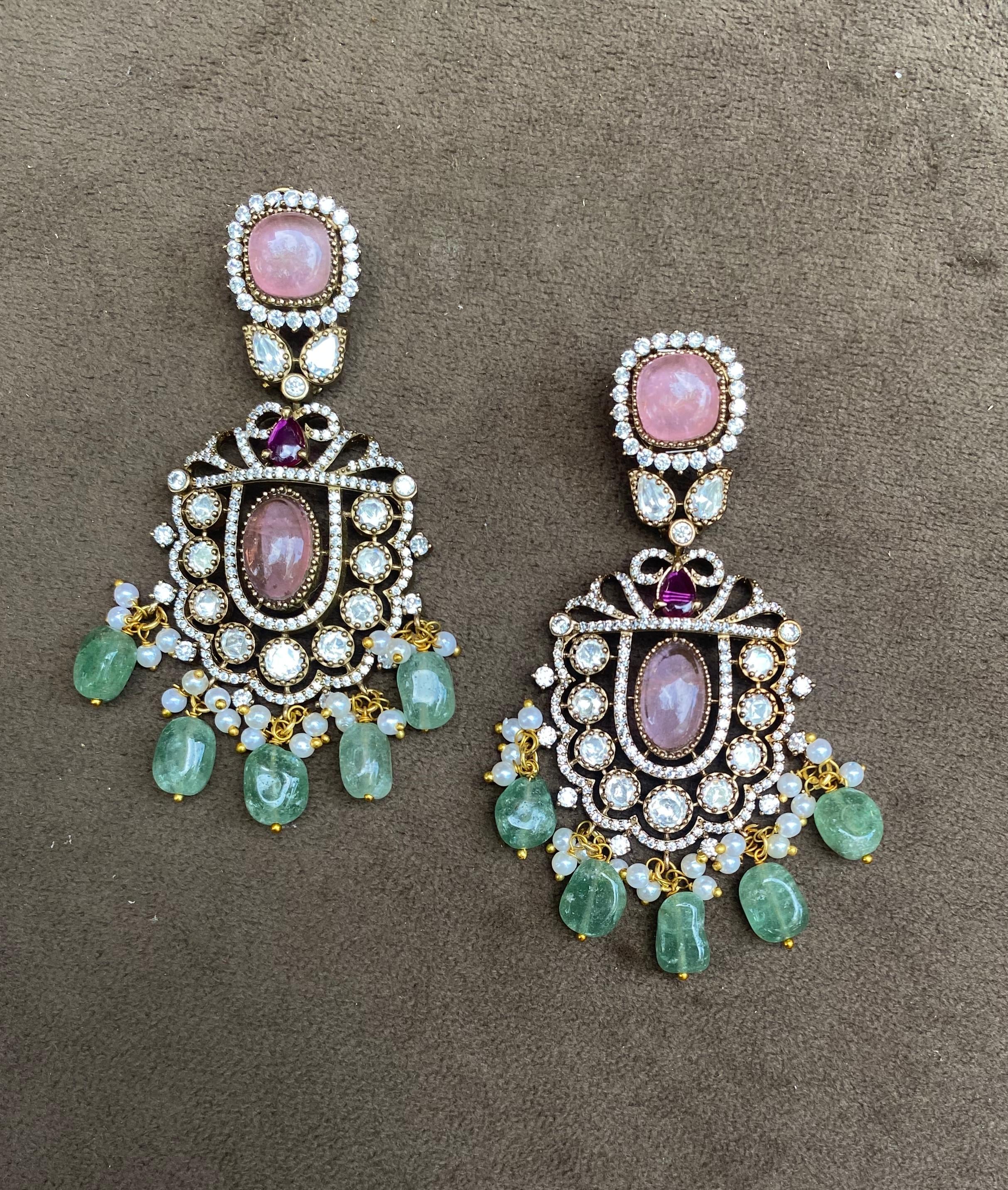 Kendri Polki Doublet Earrings