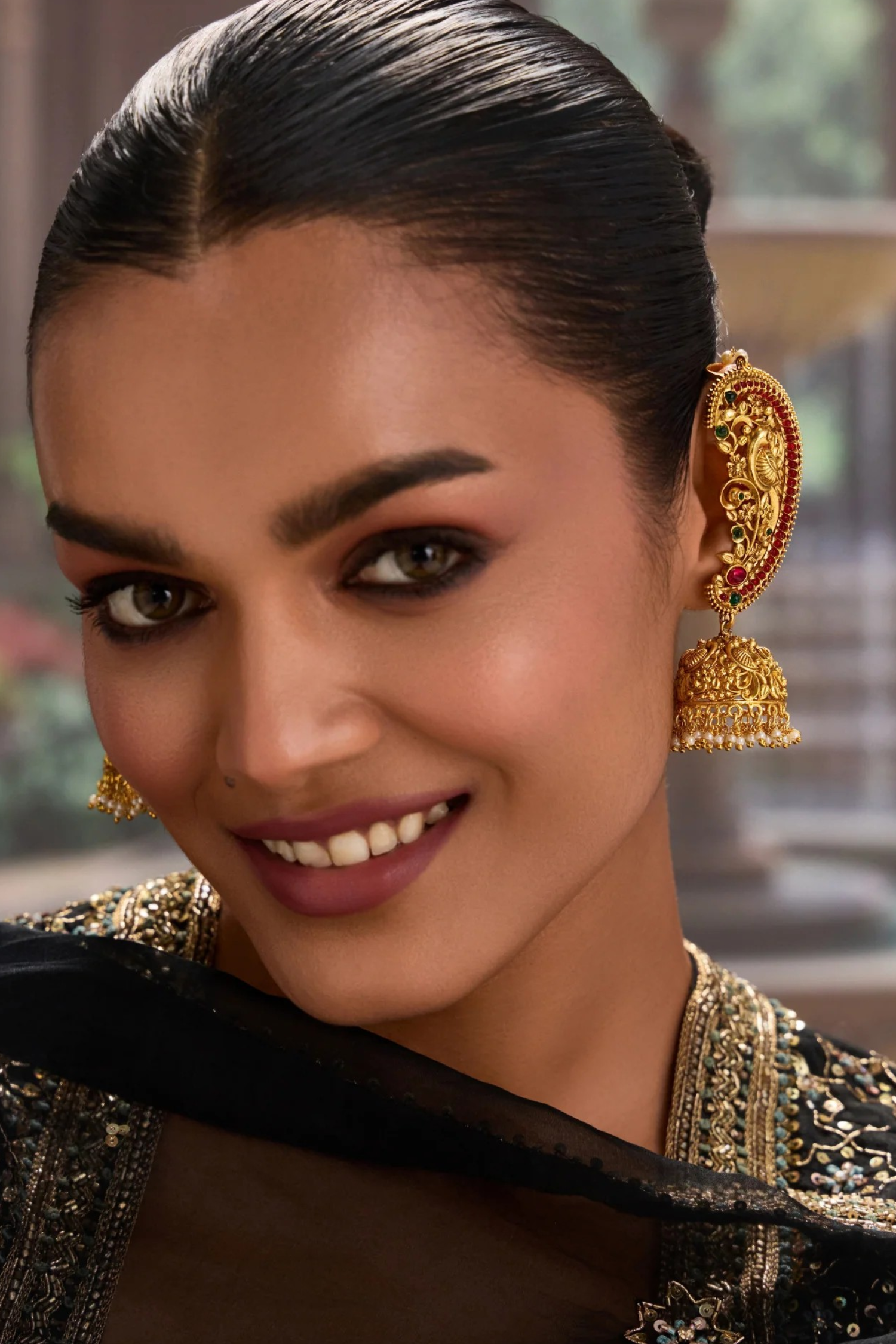Dhanwi Gold Plated Earrings