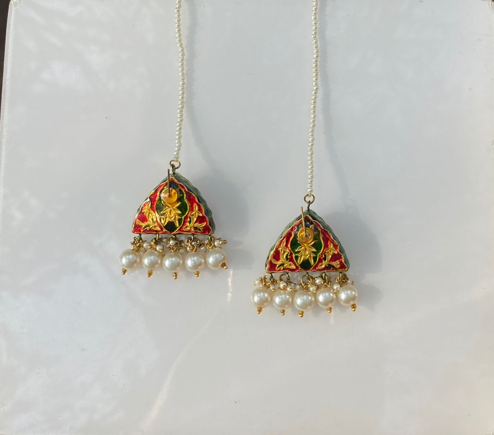 Gold Plated Kundan Earrings