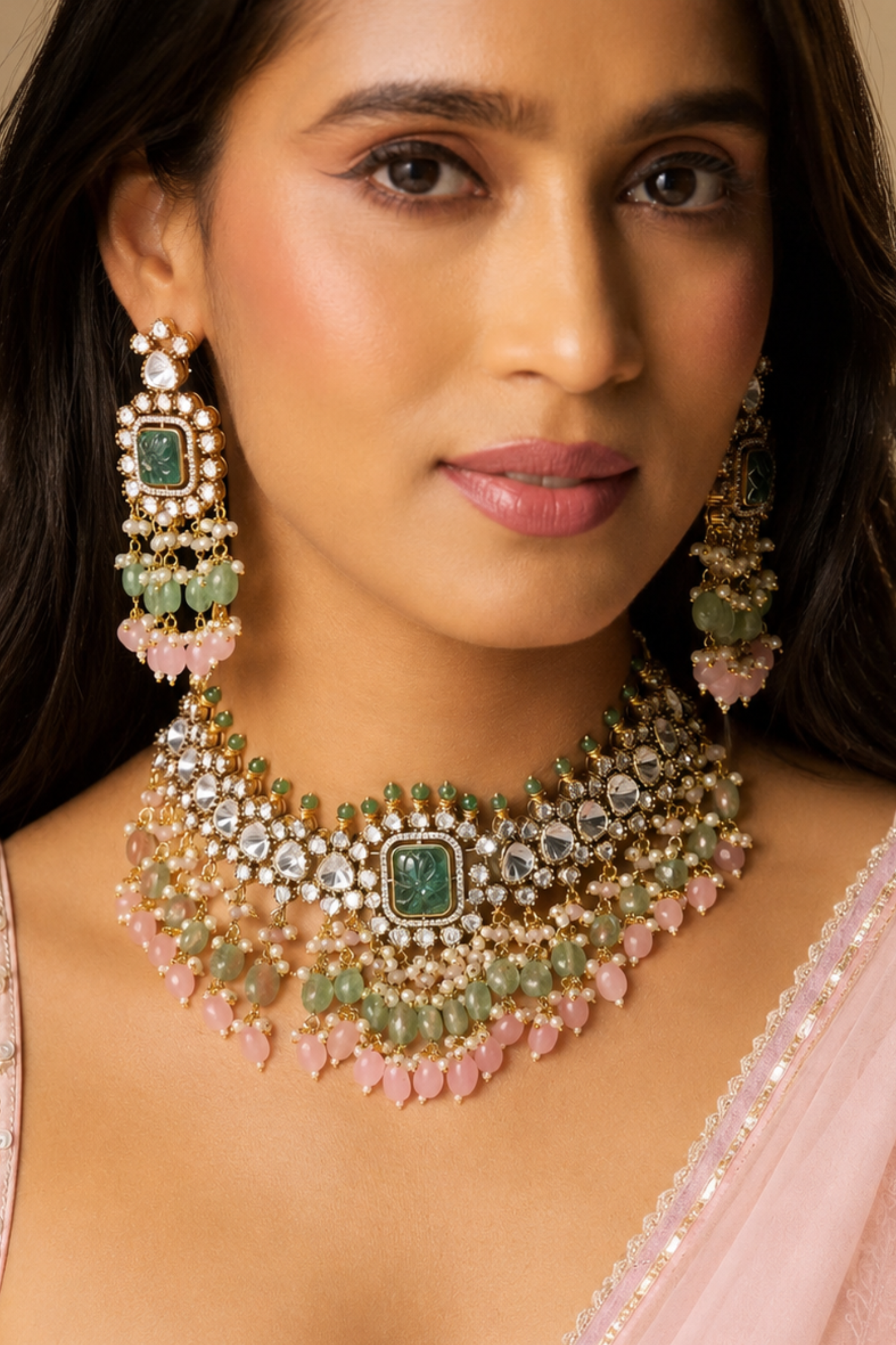 Norre Polki Kundan Set