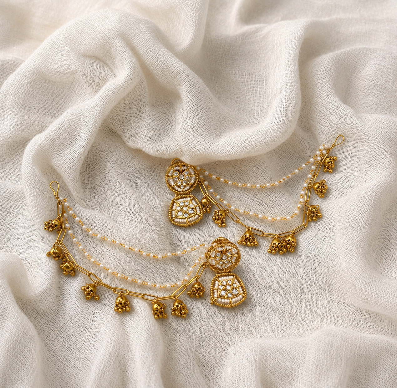 Aryah Earrings with Earchains