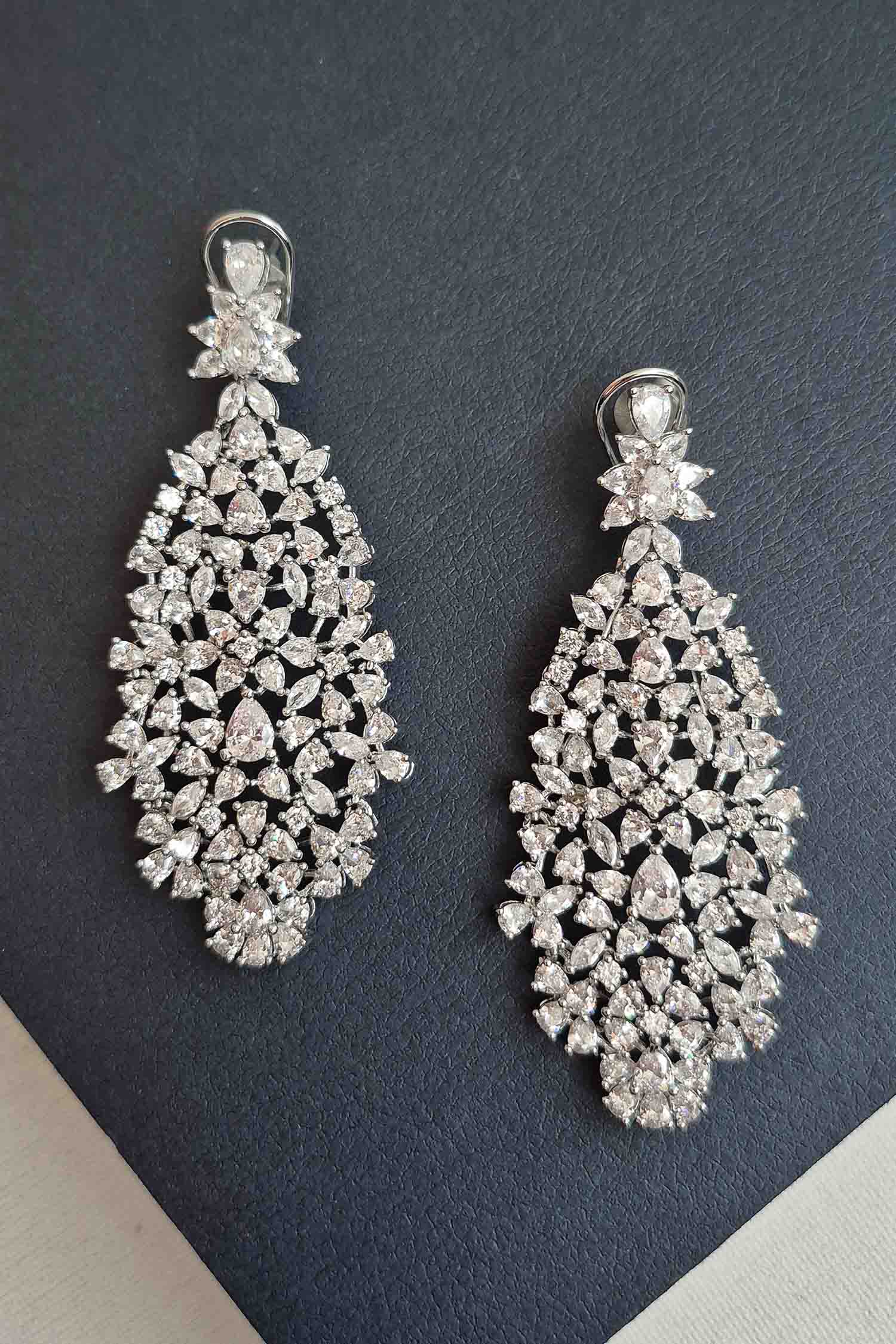 Diamond Dangler Earrings
