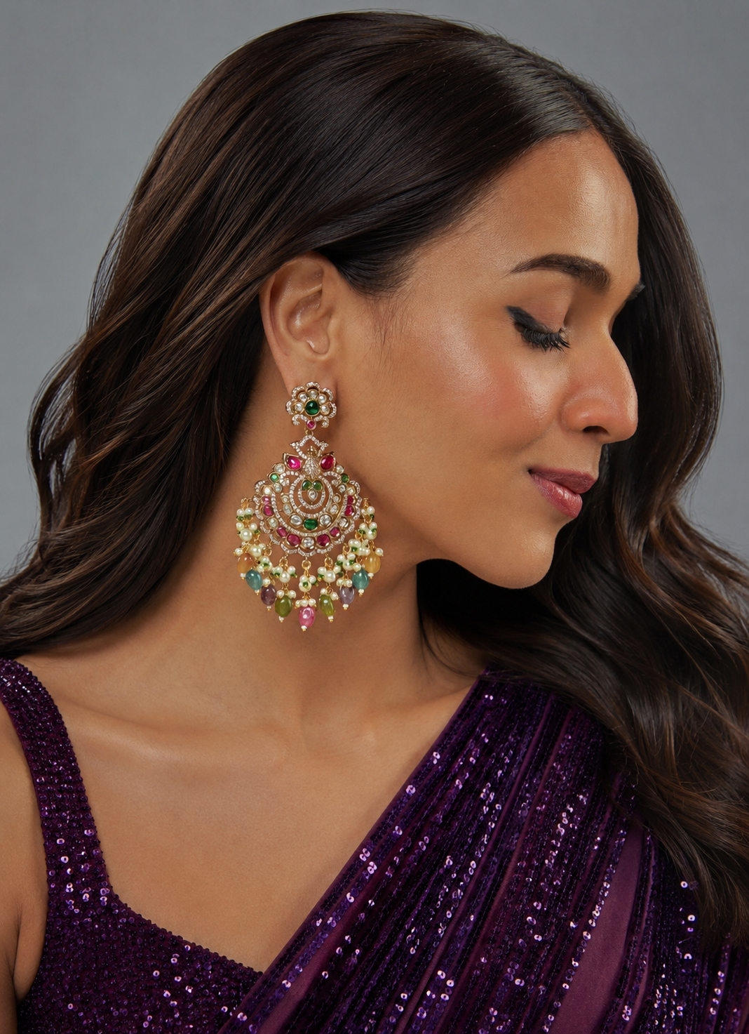 Yaara Polki Kundan Earrings