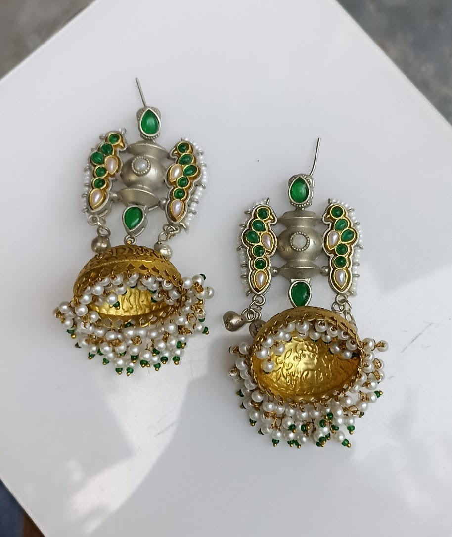 Statement Silver Earrings