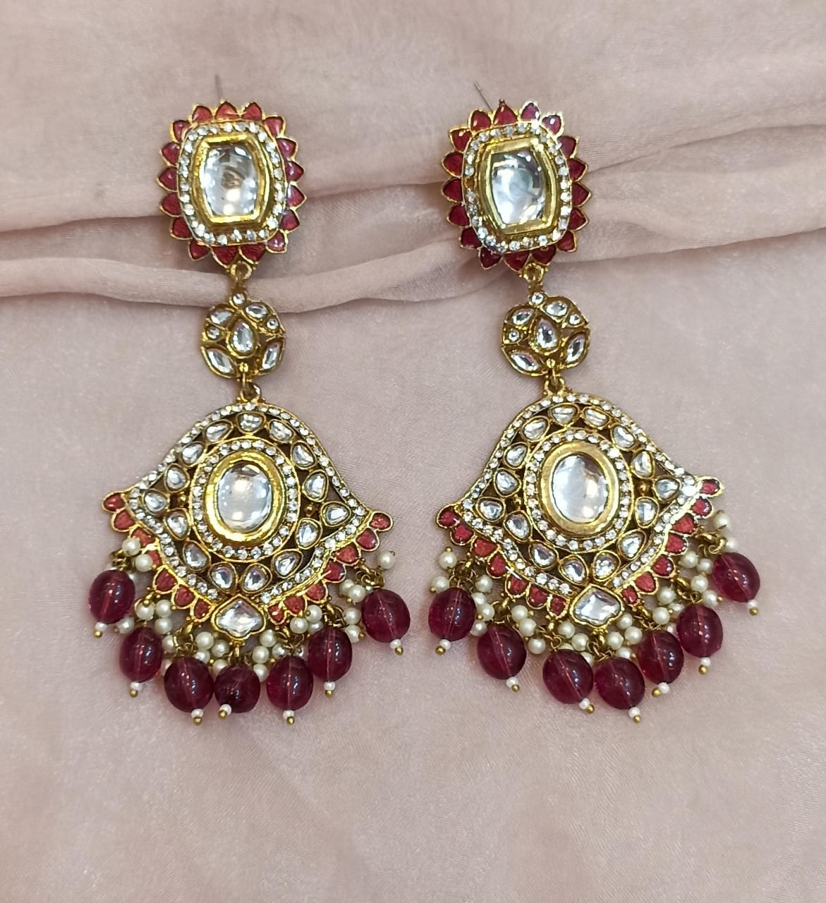 Arka Kundan Earrings