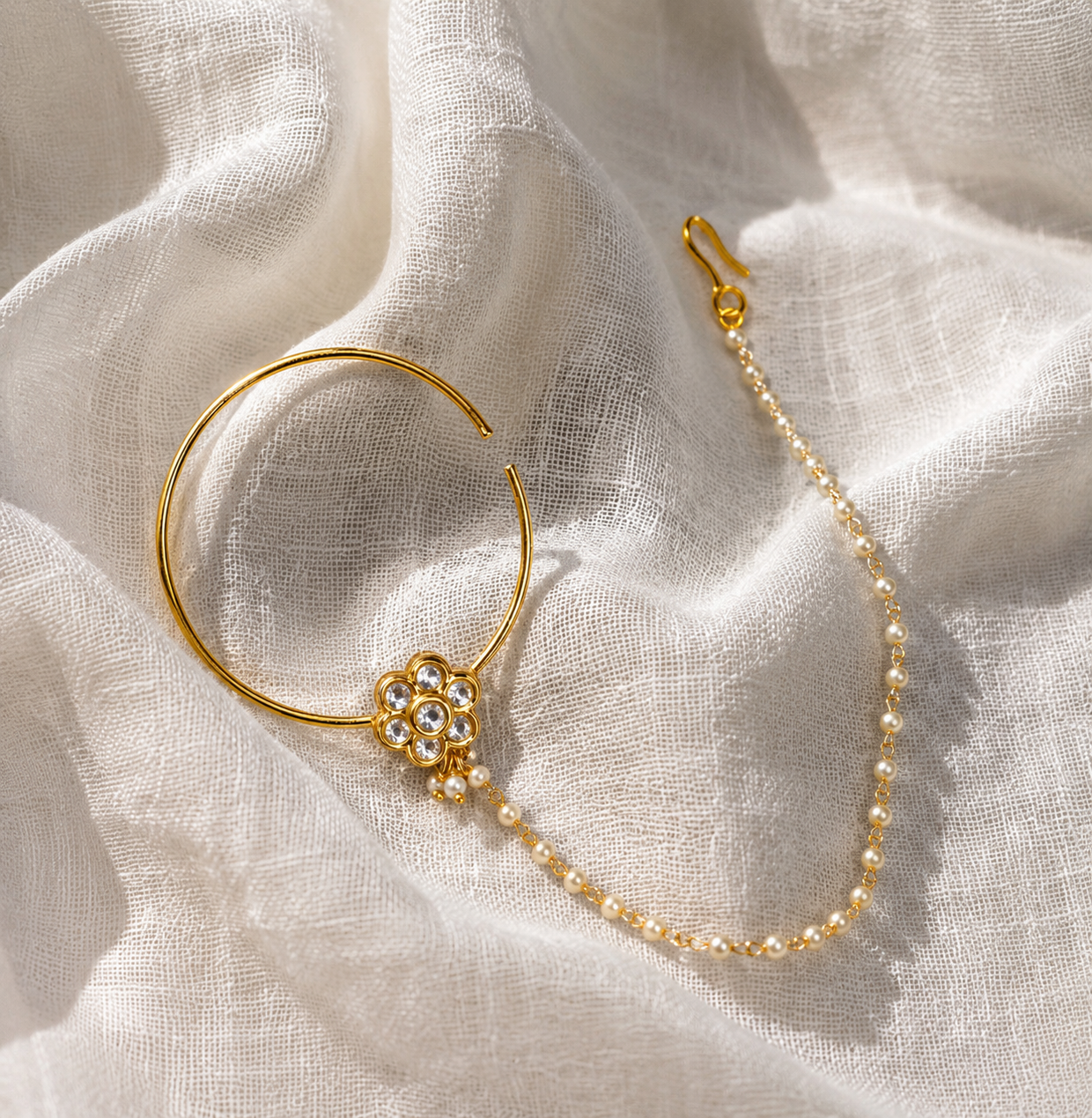 Gold Plated Nose Ring