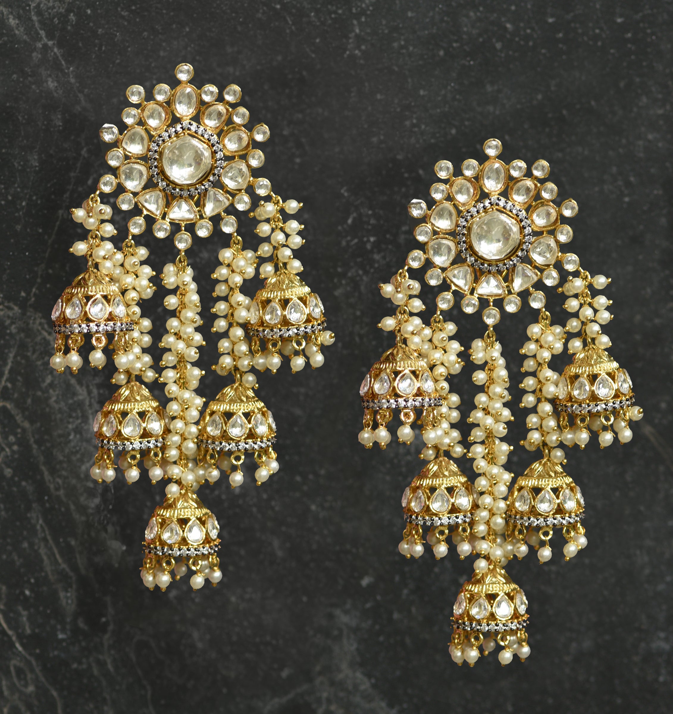 Wamiqa Polki Kundan Earrings