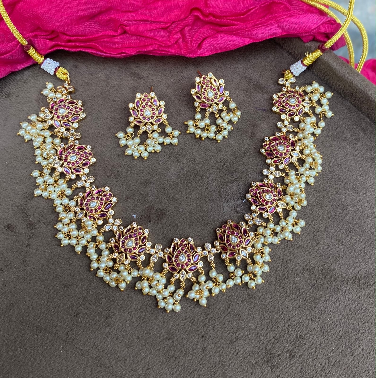 Rukmani Temple Gold Set