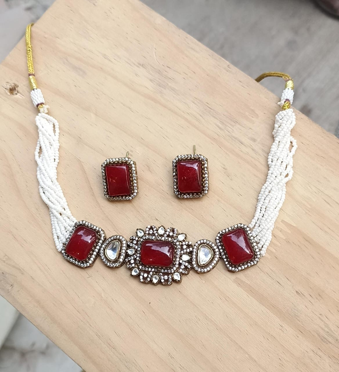 Kamala Polki Choker Set