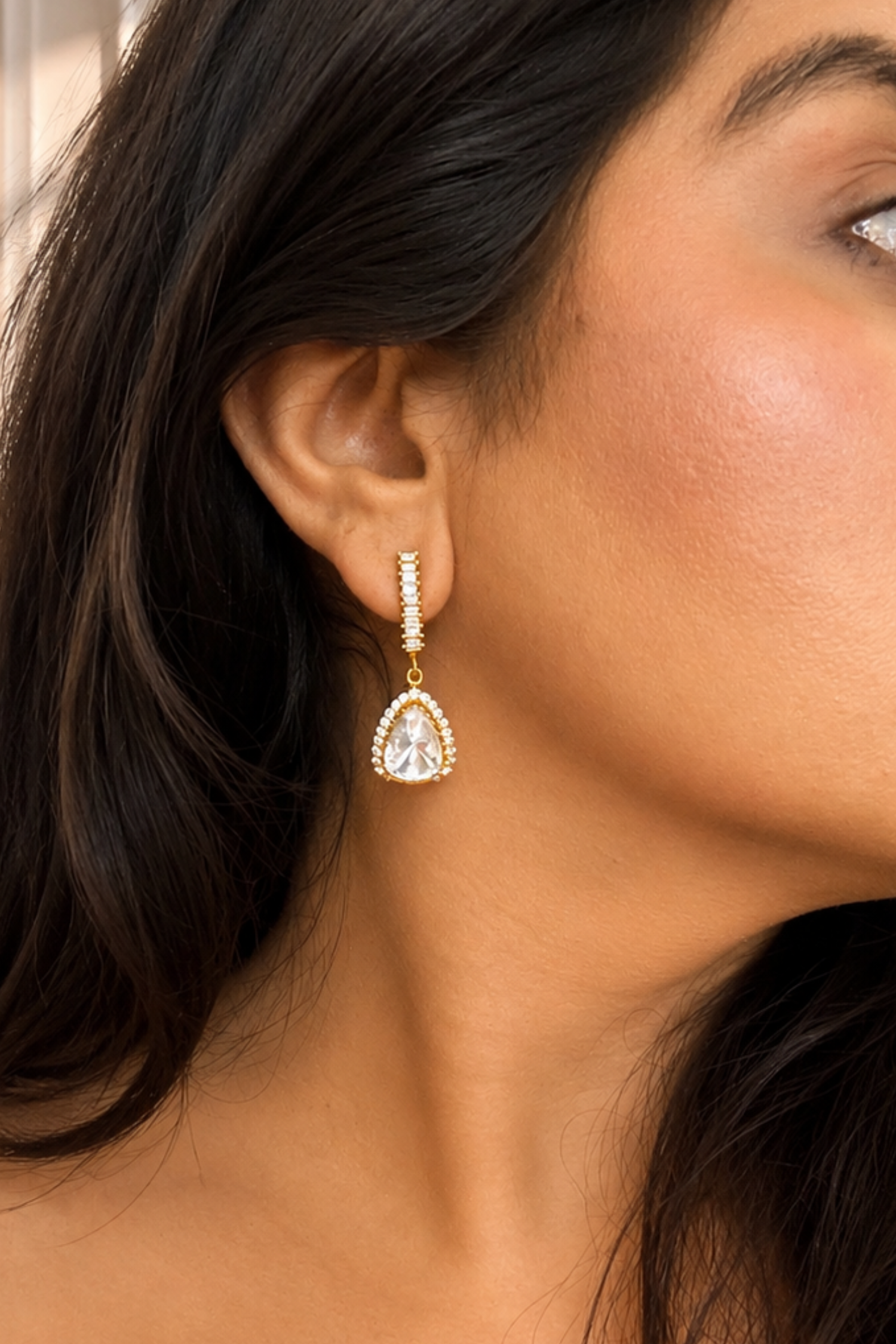 Tira Polki Earrings