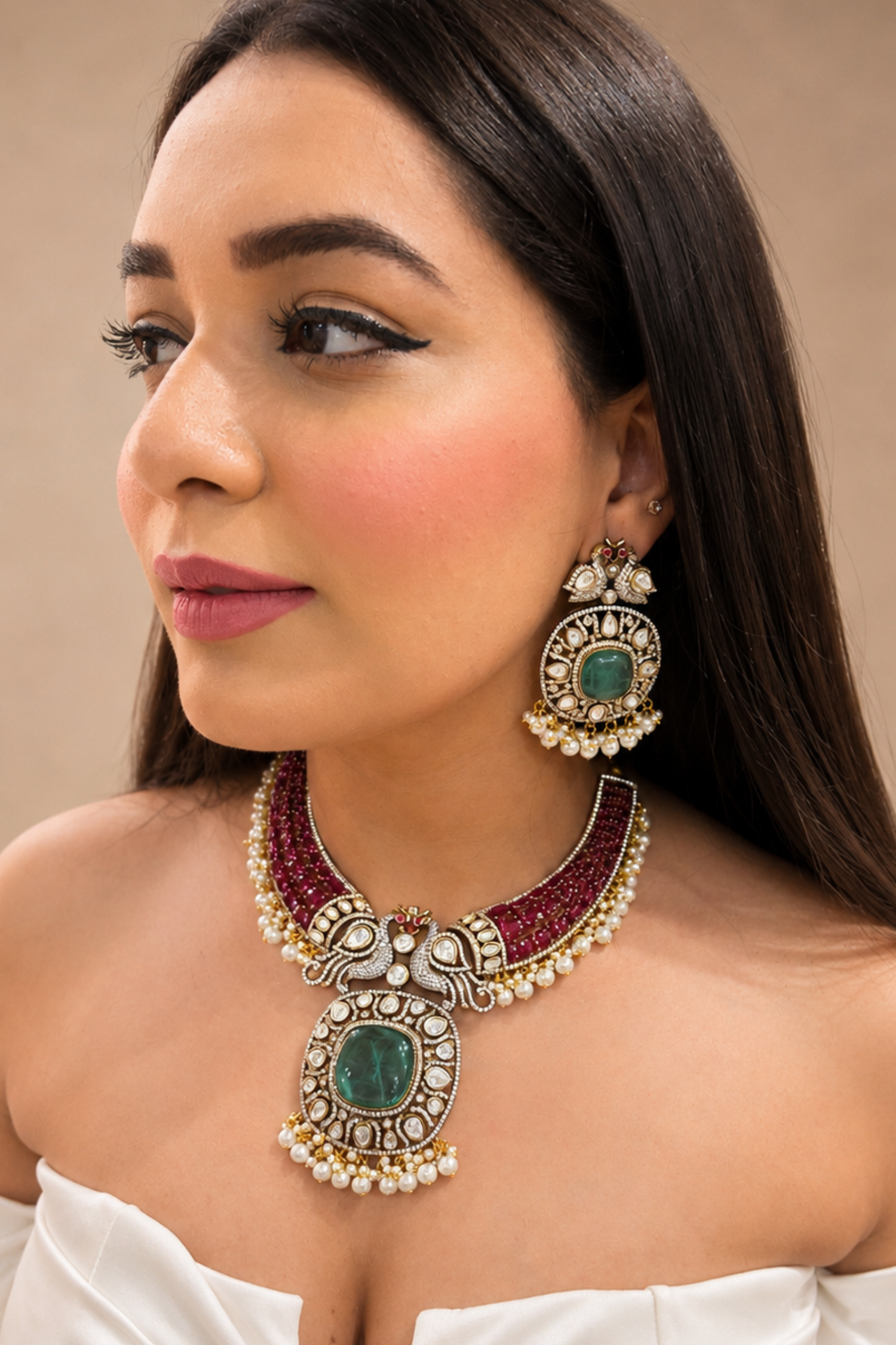 Alana Polki Kundan Set