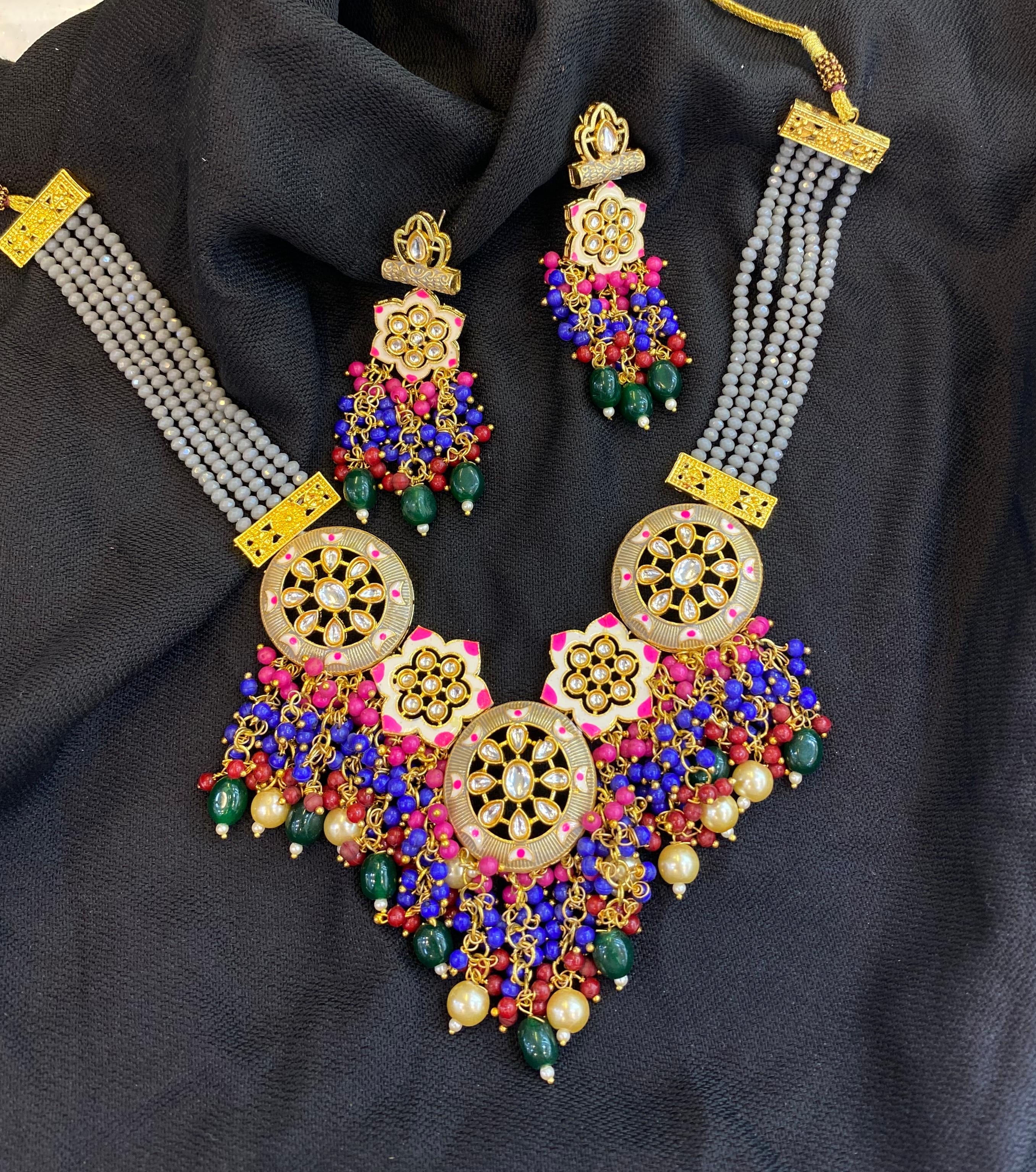 Kundan Necklace Set