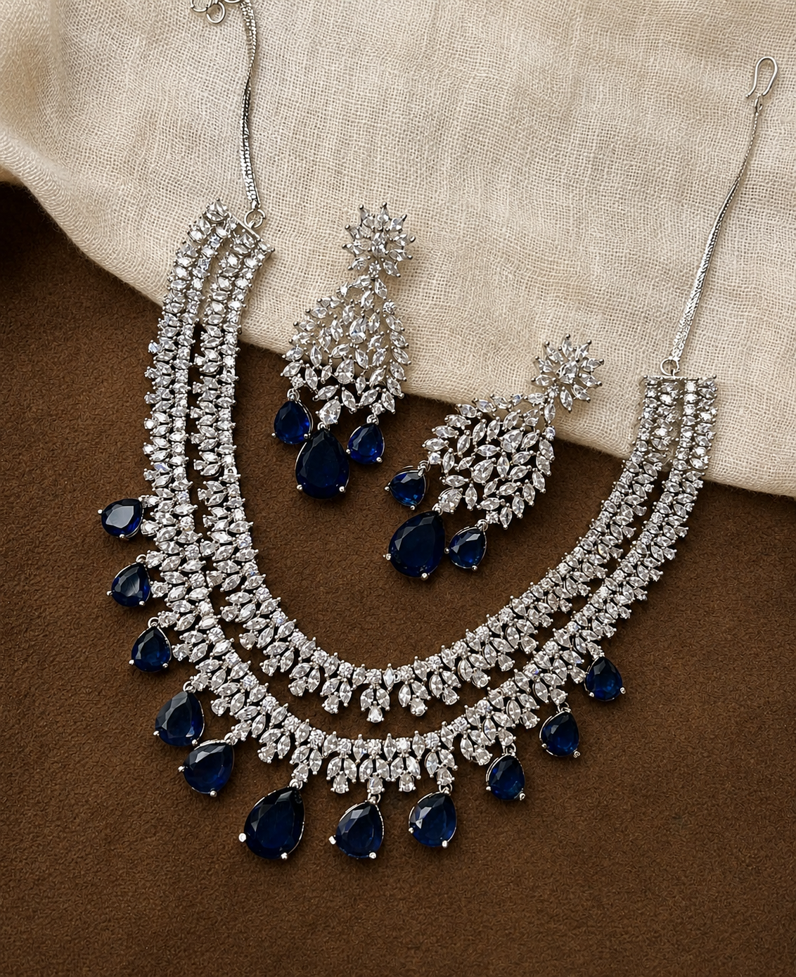 Lorenza Diamond Necklace Set