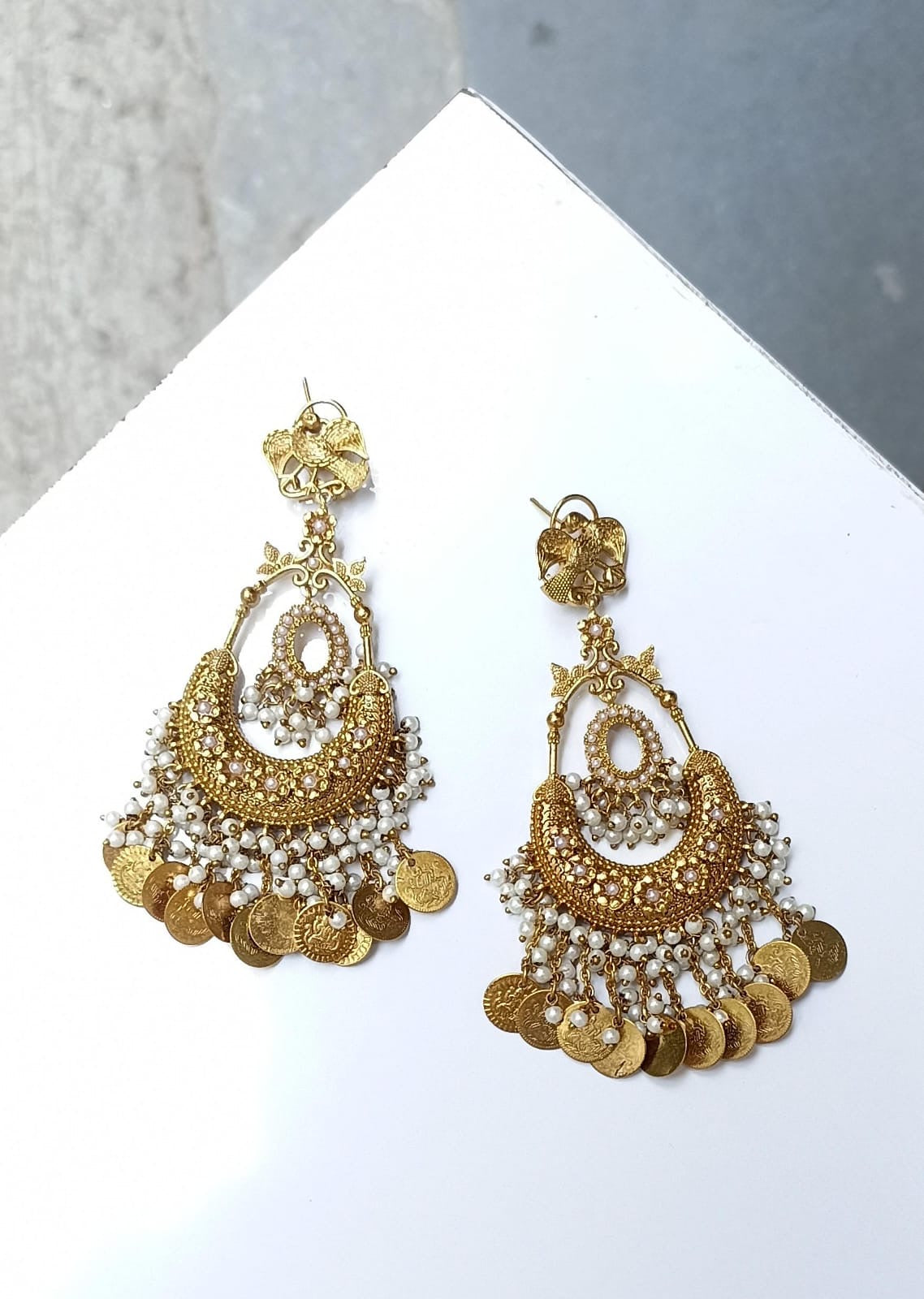 Aqsaa Gold Plated Earrings
