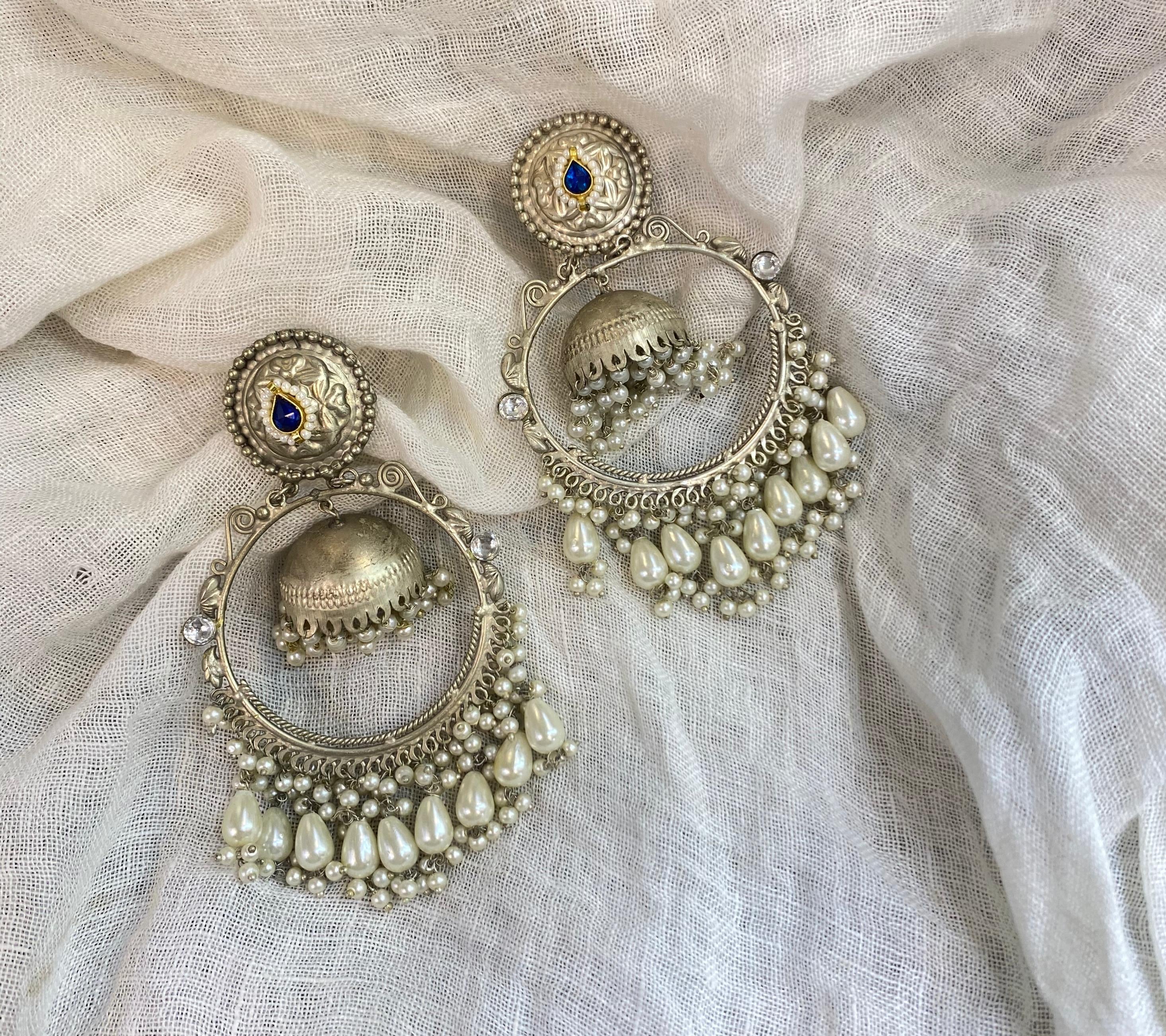 Gold Plated Statement Earrings