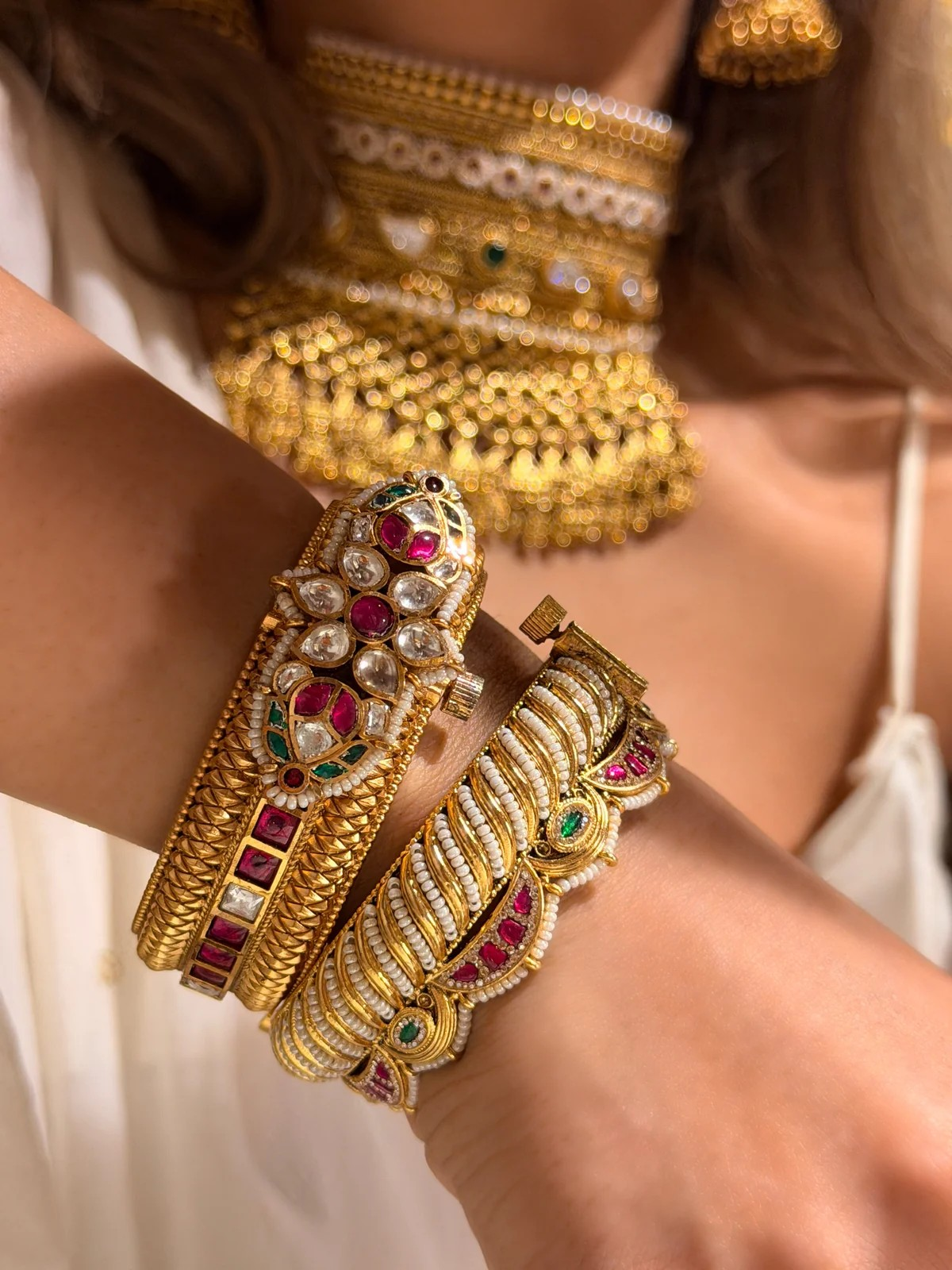 Temple Gold Bangle