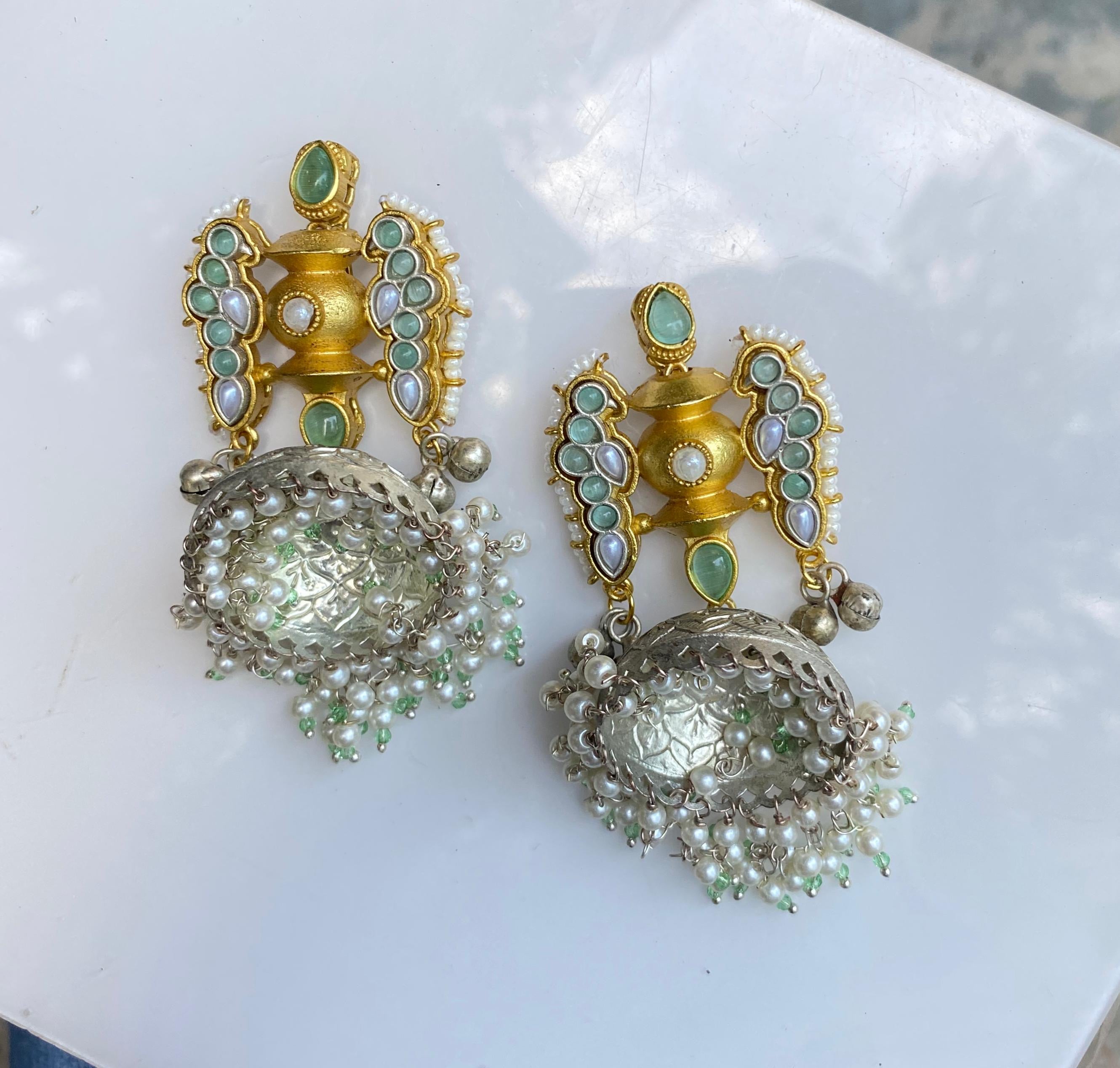 Statement Silver Earrings