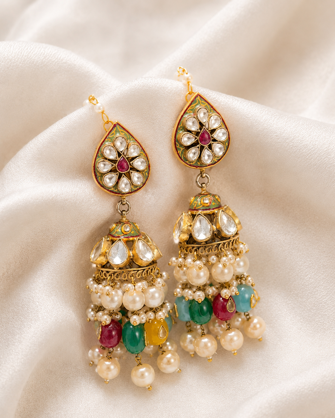 Zeevi Polki Kundan Set