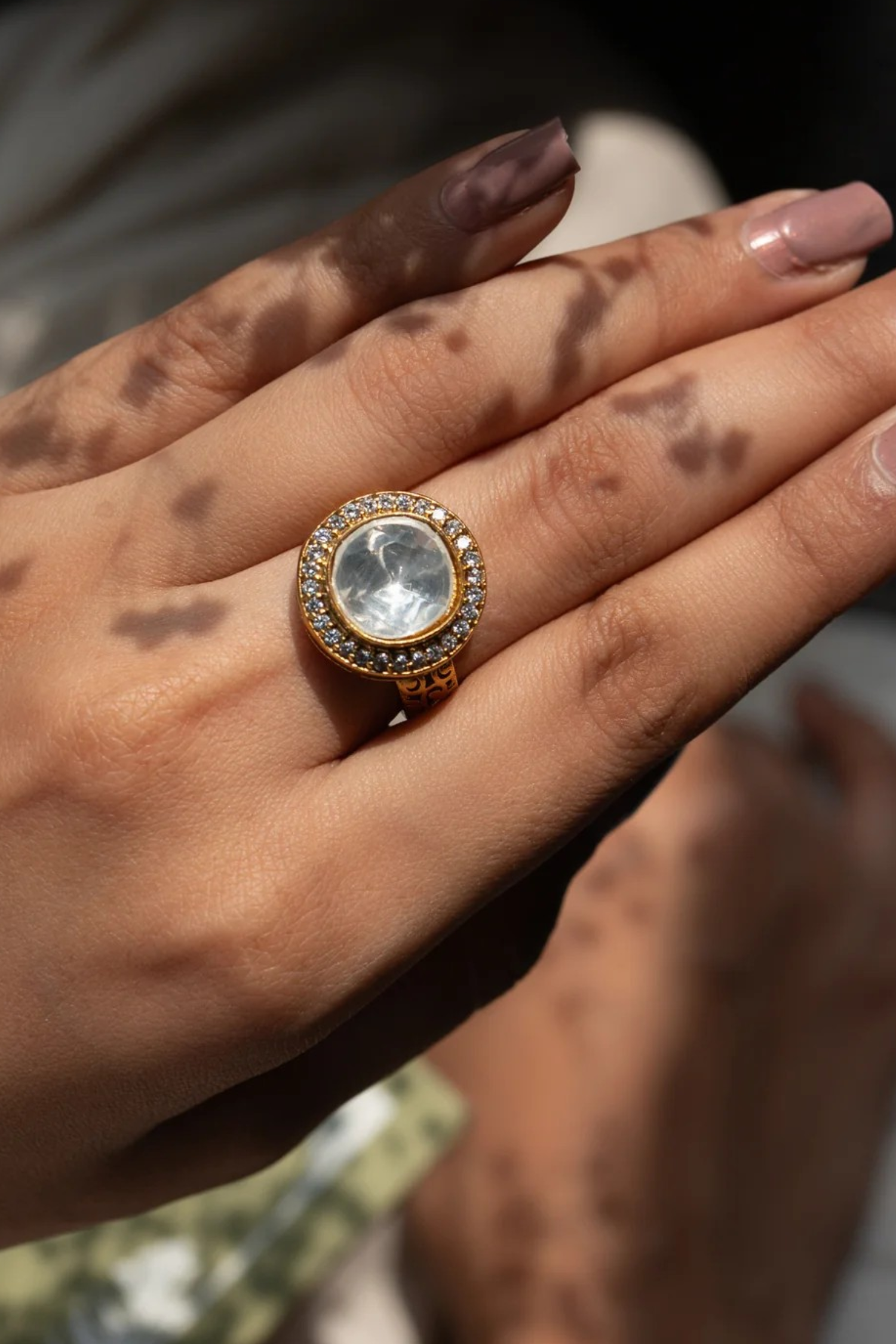 Ifra Polki Ring