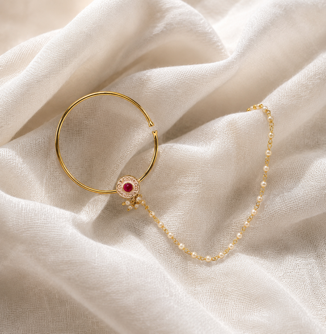 Gold Plated Nose Ring