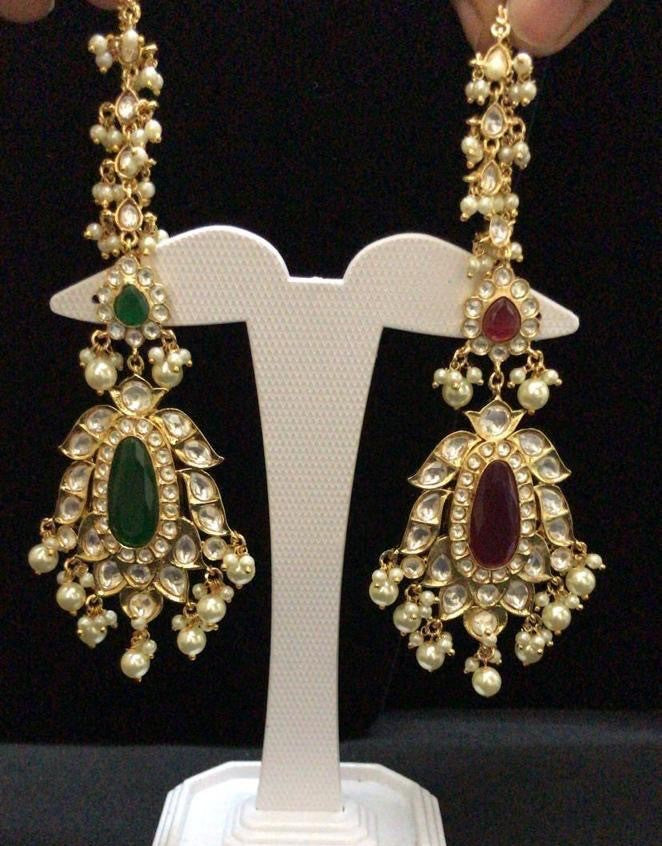 Lainey Polki Kundan Earrings