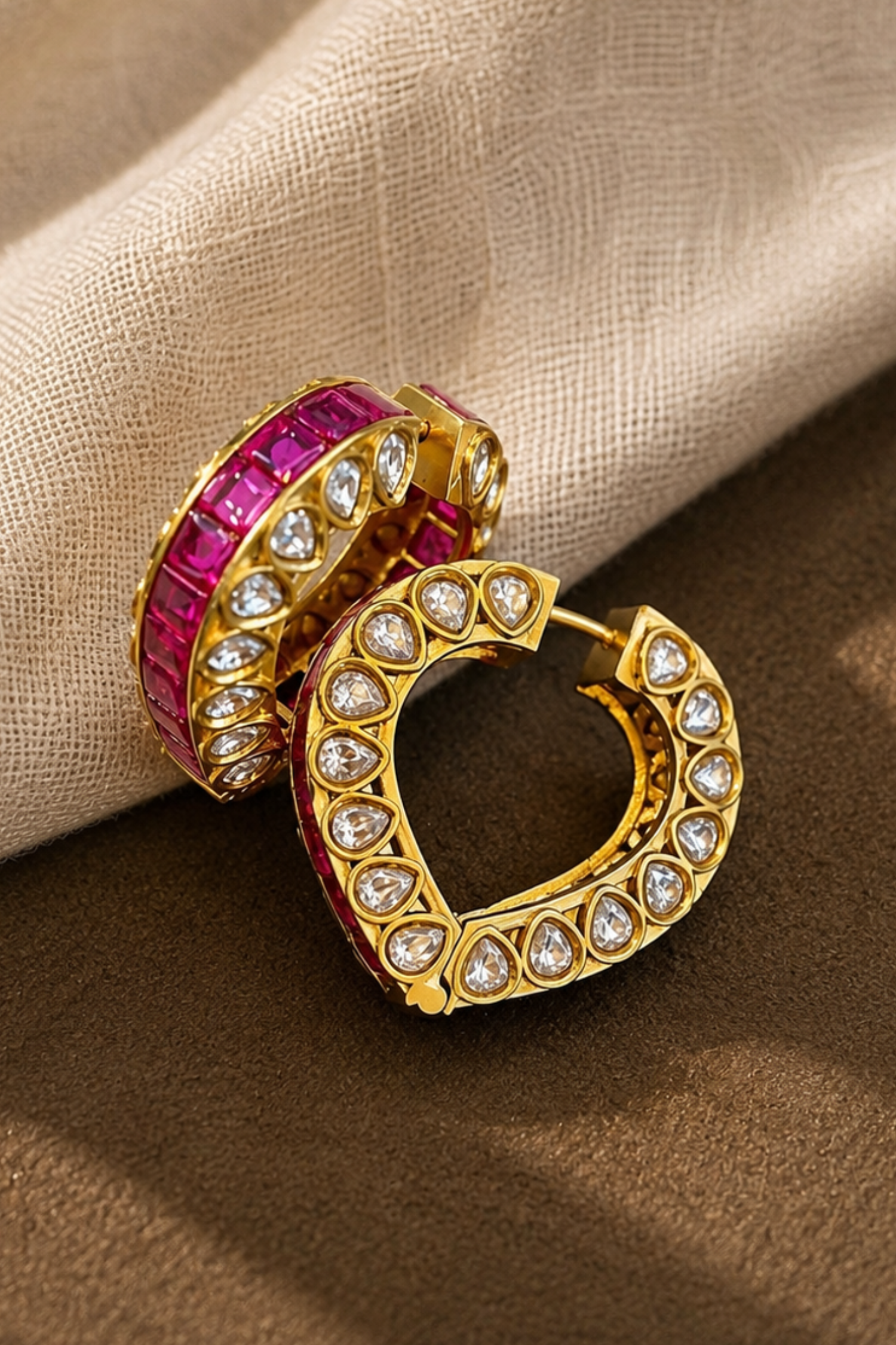 Polki Baali Earrings