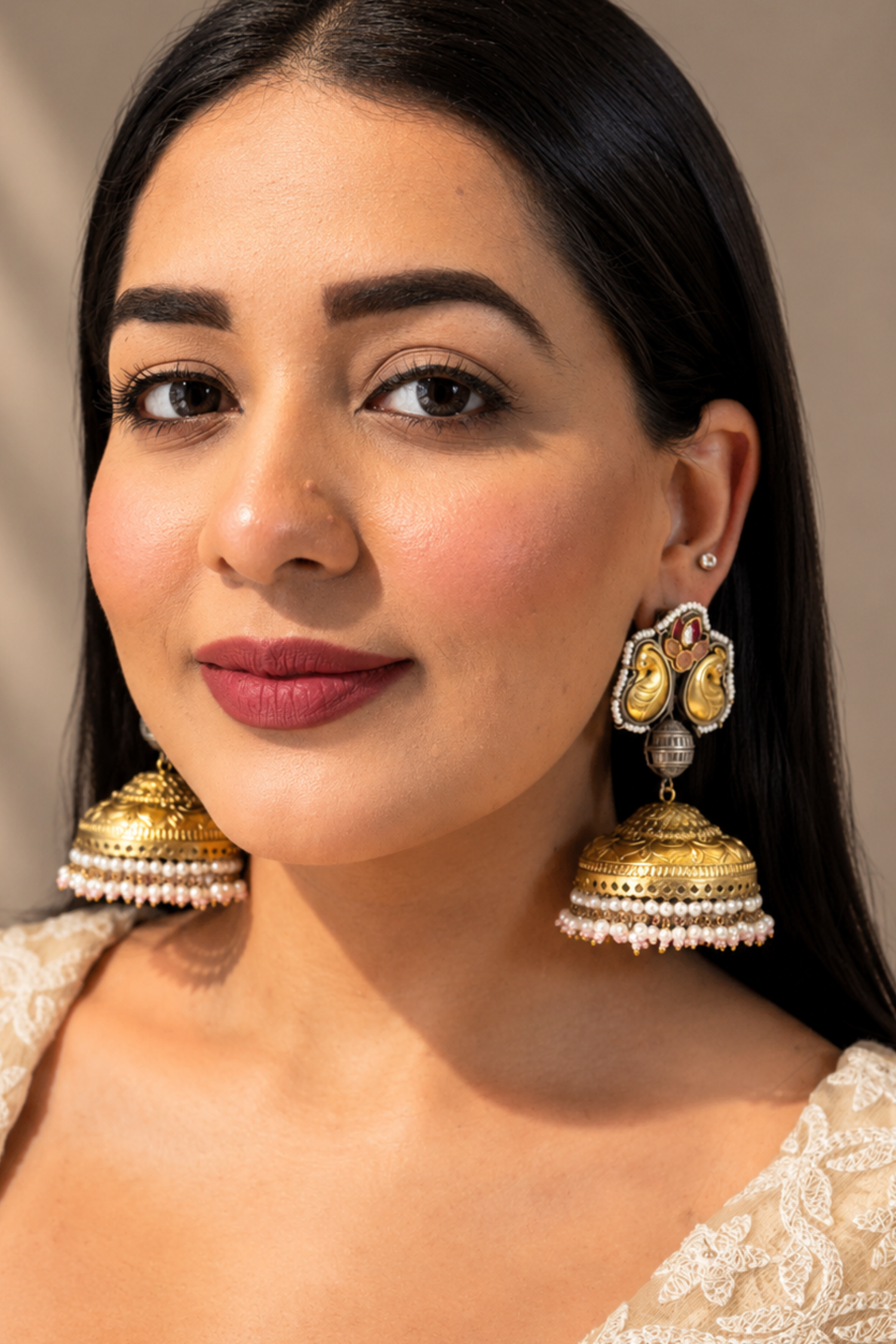 Sunehri Gold Plated Earrings