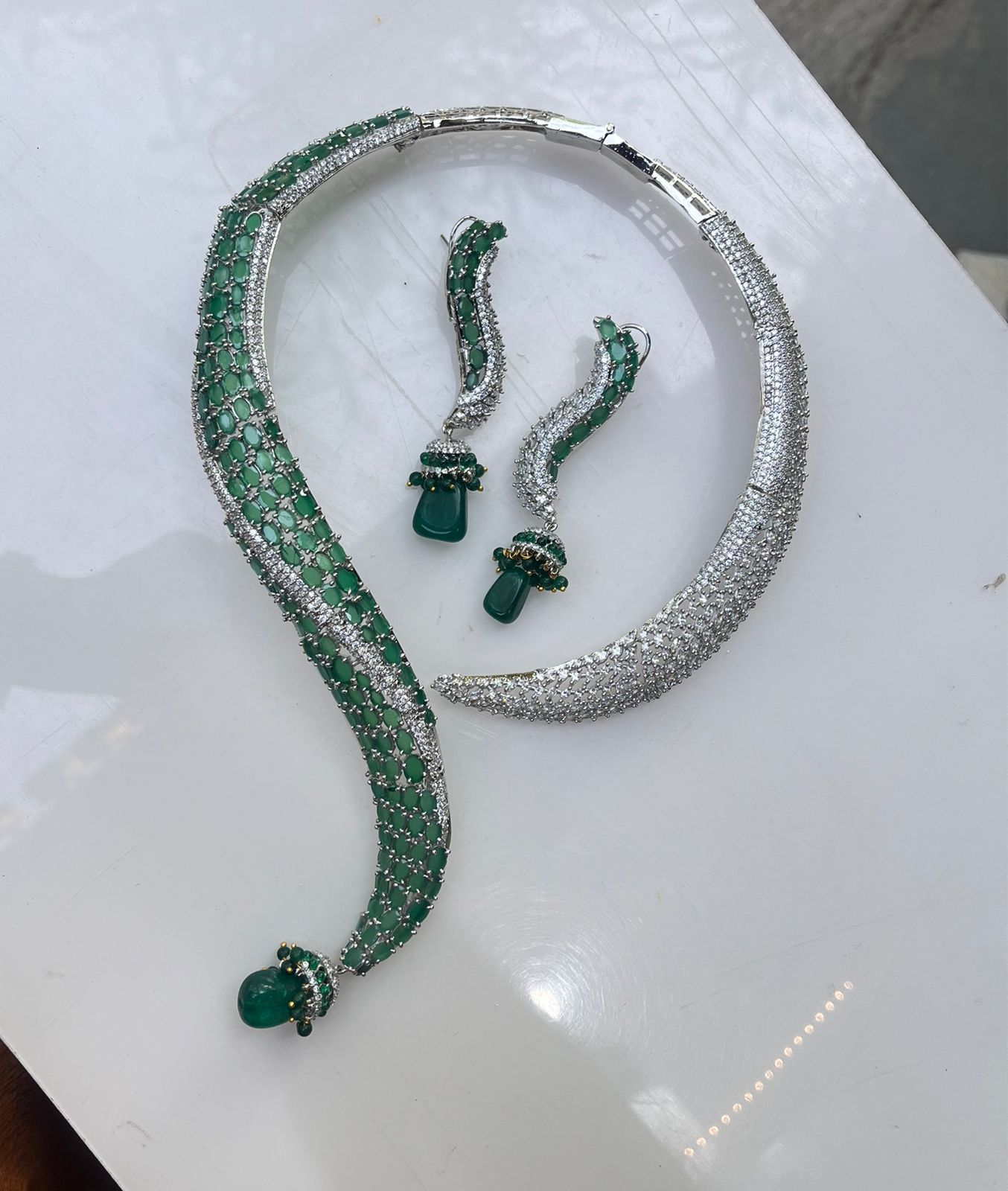 Alicia Diamond Necklace Set