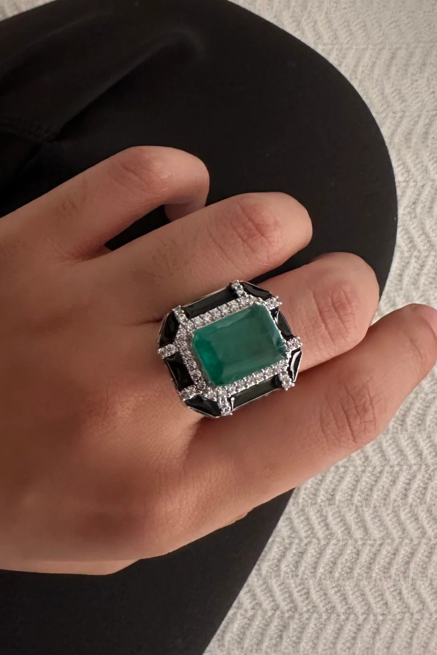 Stella Emerald Ring