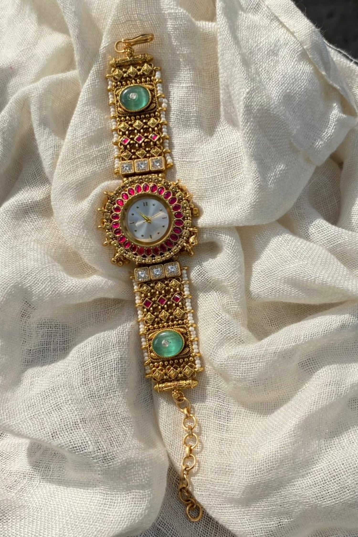 Designer Heritage Kundan Watch